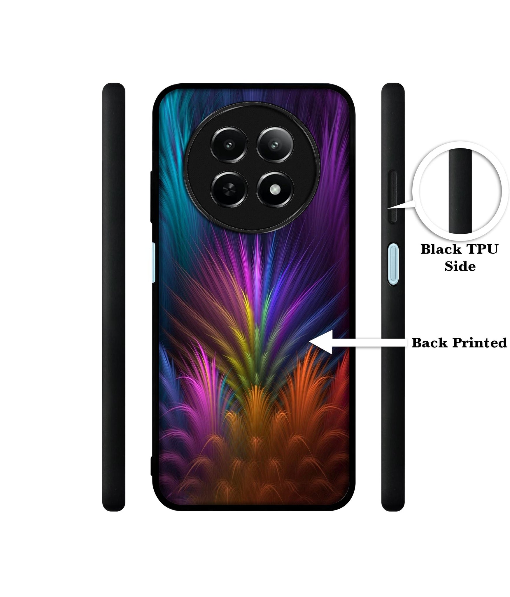 Multicoloured Design Designer 2D Printed Back Case Cover for Realme 12 5G / 13 5G / 12x 5G / C65 5G / Narzo 70x 5G / N65 5G