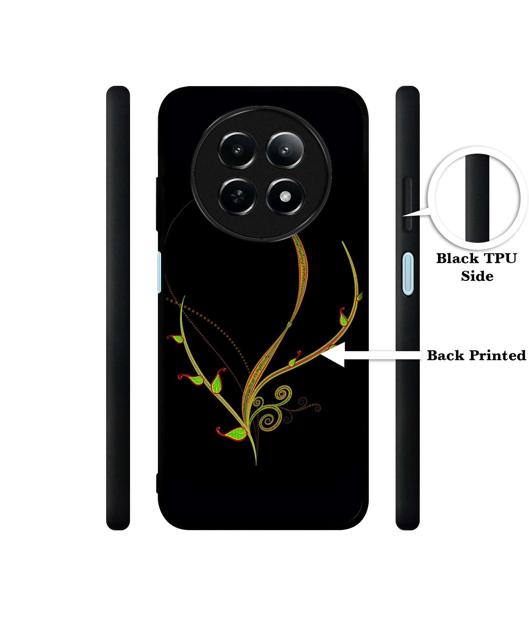 Yellow Pattern Design Designer 2D Printed Back Case Cover for Realme 12 5G / 13 5G / 12x 5G / C65 5G / Narzo 70x 5G / N65 5G