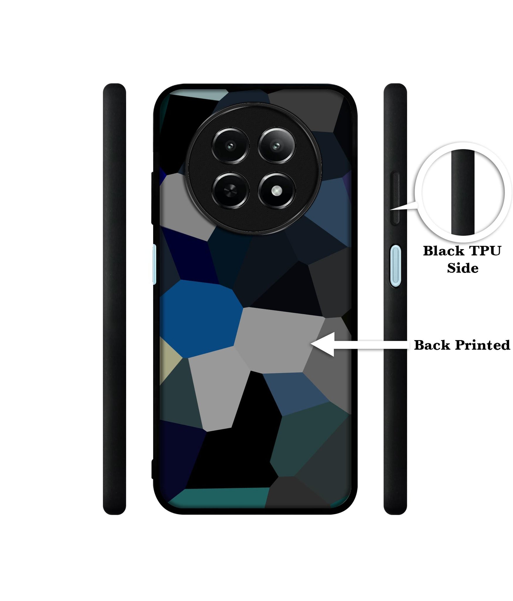 Mathematical Shape Design Designer 2D Printed Back Case Cover for Realme 12 5G / 13 5G / 12x 5G / C65 5G / Narzo 70x 5G / N65 5G