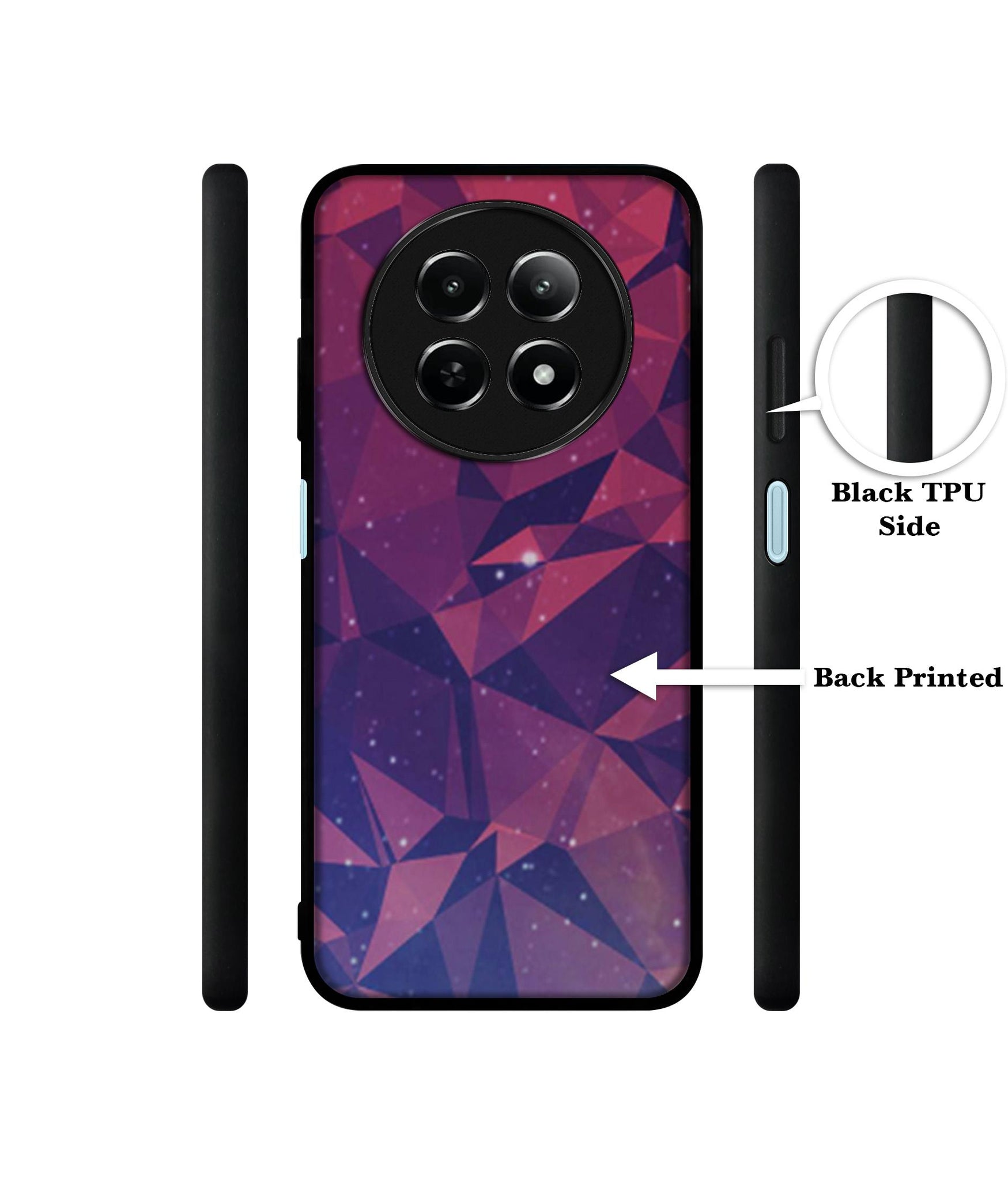 Bad Color Shape Design Designer 2D Printed Back Case Cover for Realme 12 5G / 13 5G / 12x 5G / C65 5G / Narzo 70x 5G / N65 5G