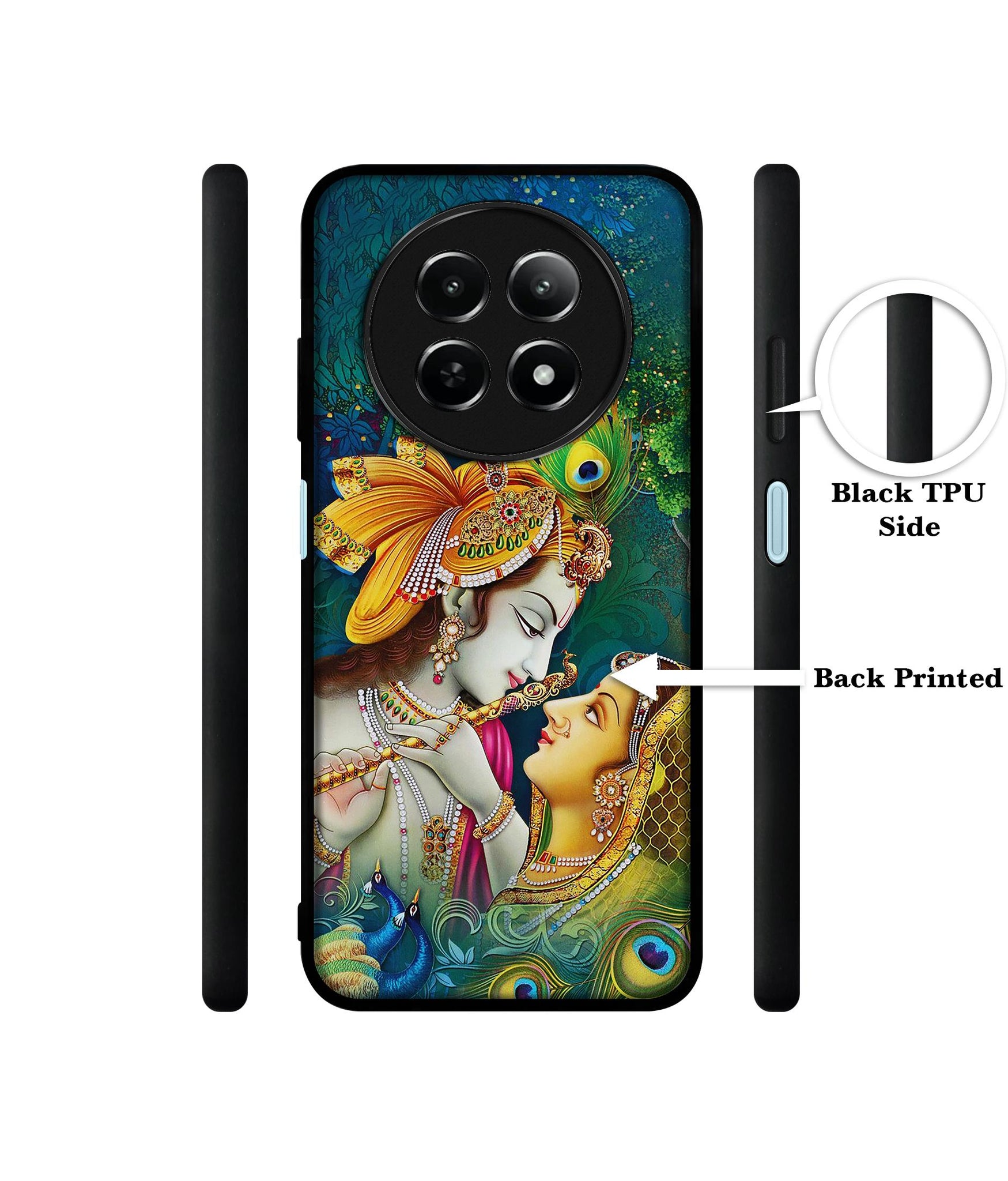 Radha Kishan Love Design Designer 2D Printed Back Case Cover for Realme 12 5G / 13 5G / 12x 5G / C65 5G / Narzo 70x 5G / N65 5G