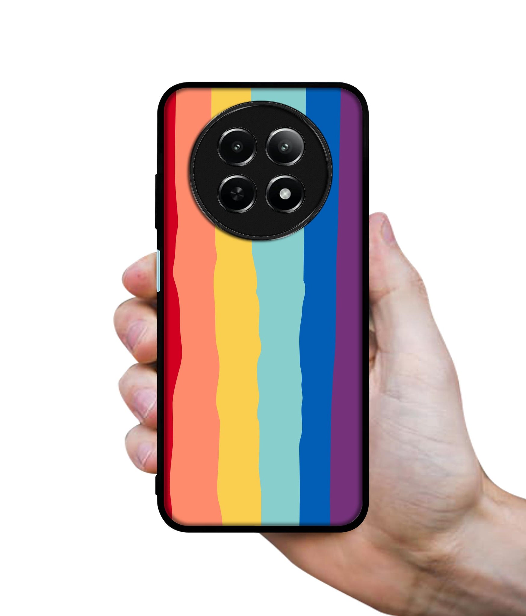 Rainbow Design Designer 2D Printed Back Case Cover for Realme 12 5G / 13 5G / 12x 5G / C65 5G / Narzo 70x 5G / N65 5G