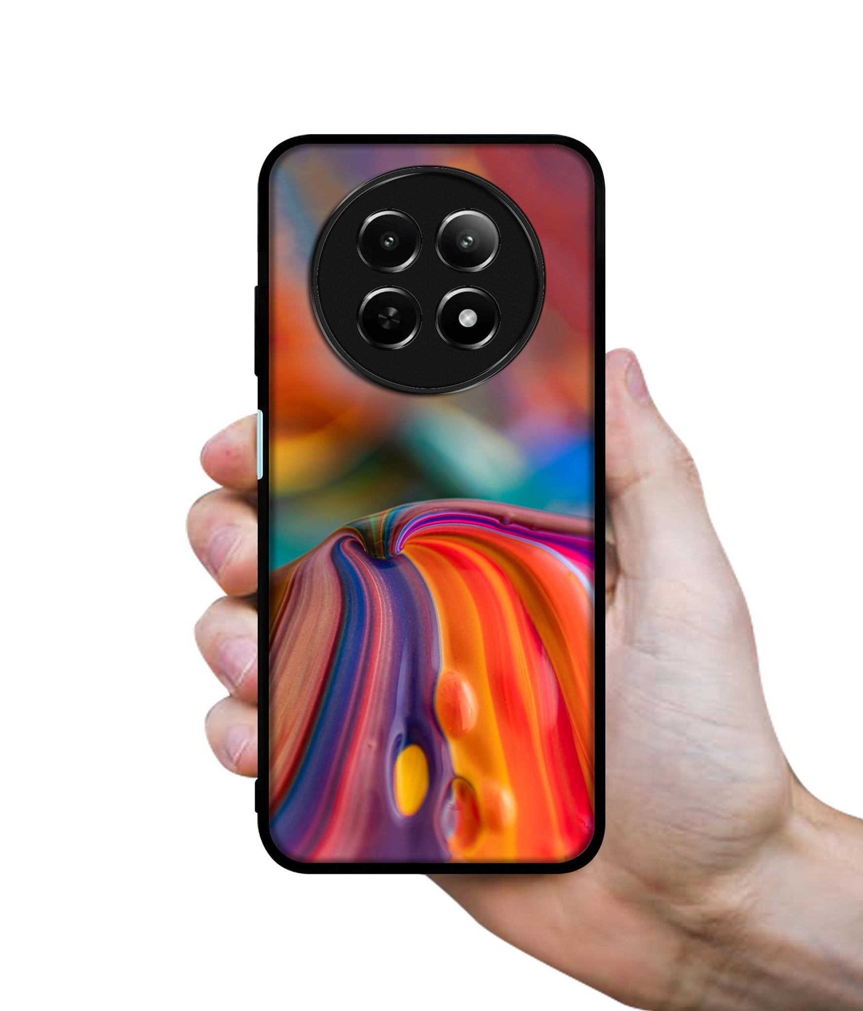 Rainbow Colors Designer 2D Printed Back Case Cover for Realme 12 5G / 13 5G / 12x 5G / C65 5G / Narzo 70x 5G / N65 5G