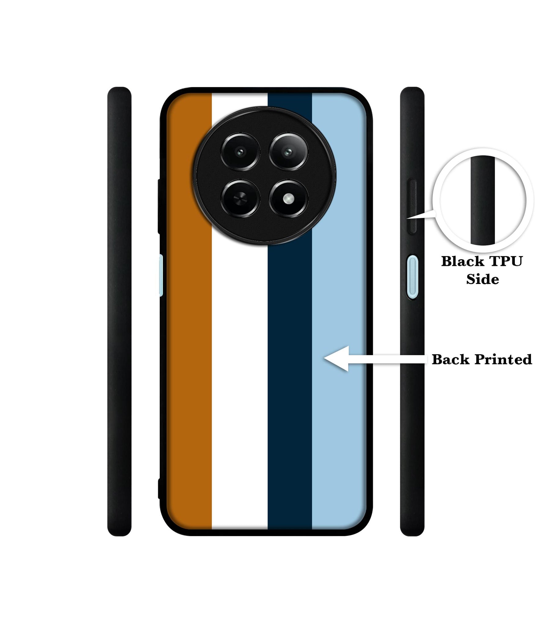 Color Stripes Design Designer 2D Printed Back Case Cover for Realme 12 5G / 13 5G / 12x 5G / C65 5G / Narzo 70x 5G / N65 5G