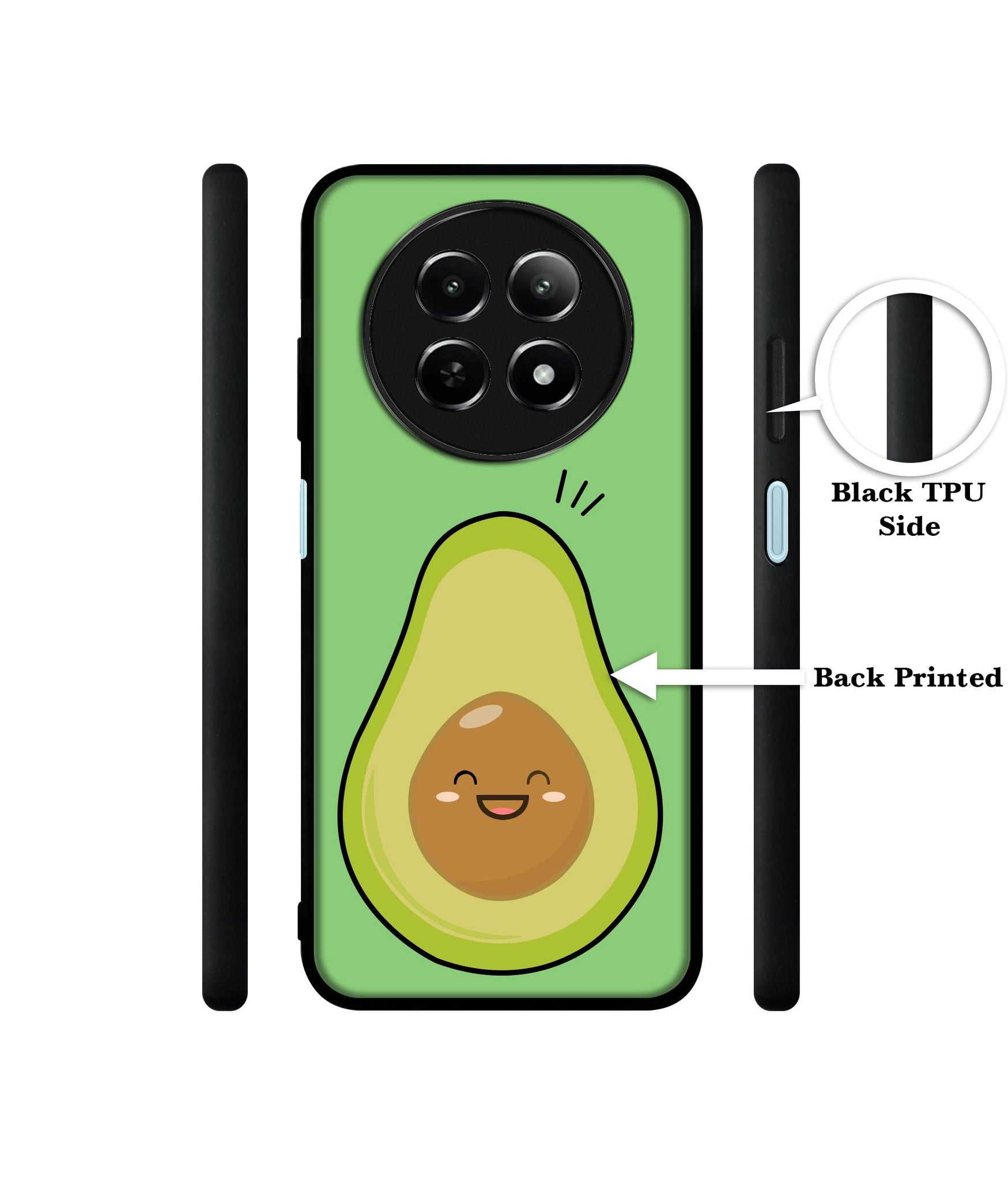 Avocados Design Designer 2D Printed Back Case Cover for Realme 12 5G / 13 5G / 12x 5G / C65 5G / Narzo 70x 5G / N65 5G