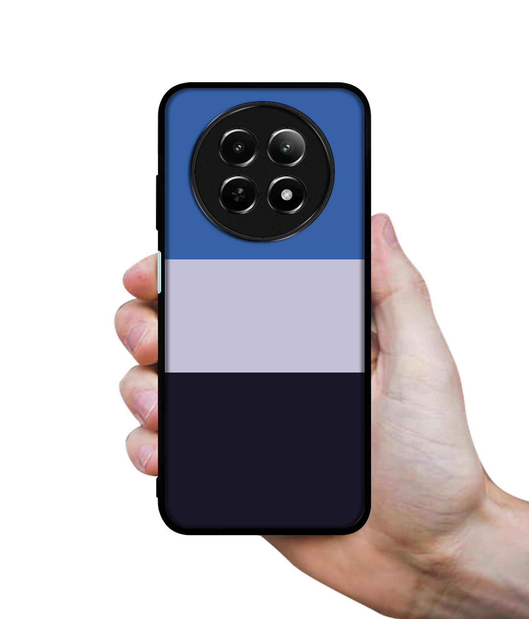 Three Color Stripes Design Designer 2D Printed Back Case Cover for Realme 12 5G / 13 5G / 12x 5G / C65 5G / Narzo 70x 5G / N65 5G