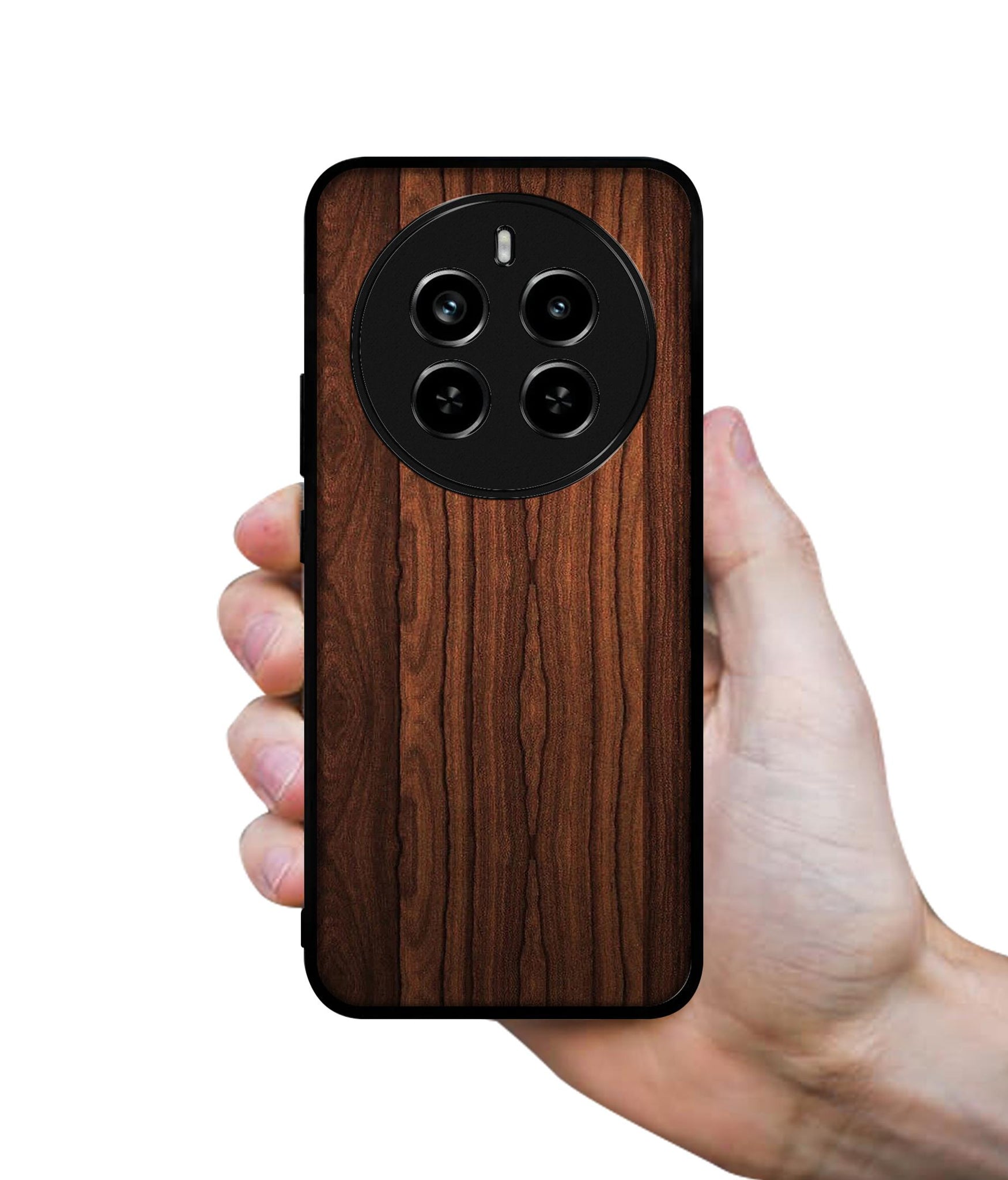 Brown Wooden Texture Design Designer 2D Printed Back Case Cover for Realme 12 Plus 5G / P1 5G / Narzo 70 5G / 70 Pro 5G
