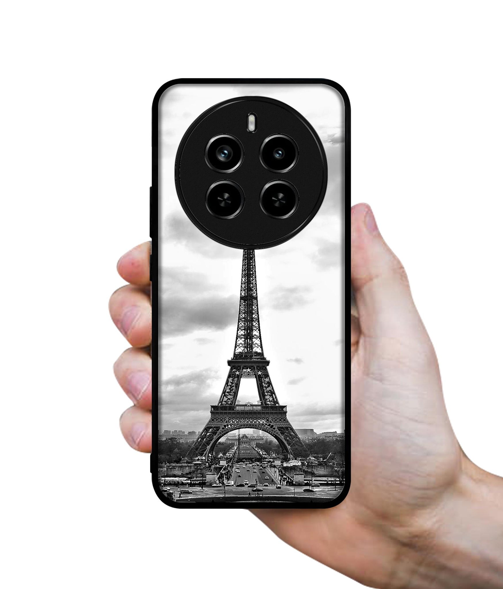 Eiffel Tower Design Designer 2D Printed Back Case Cover for Realme 12 Plus 5G / P1 5G / Narzo 70 5G / 70 Pro 5G