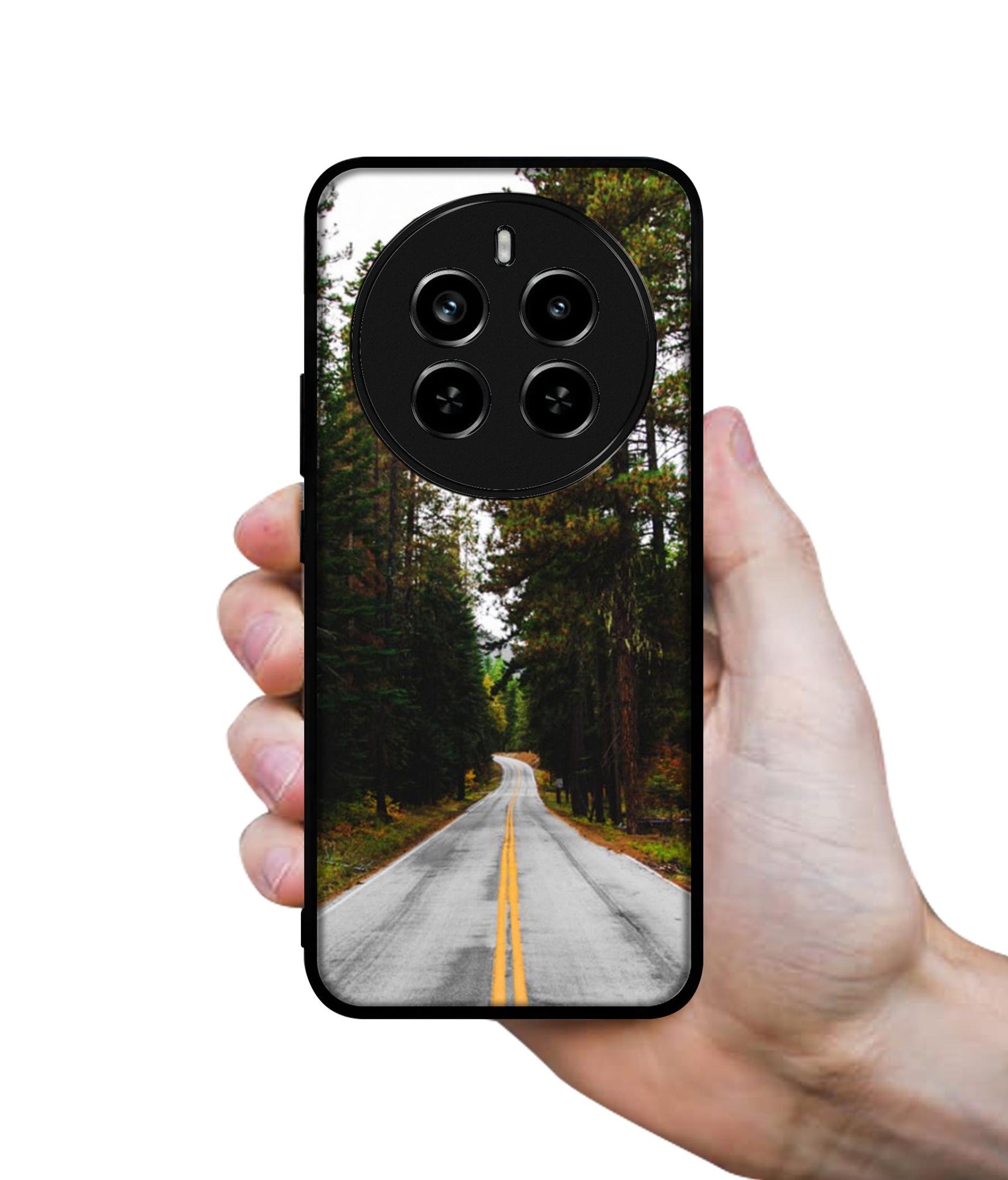 Road Photo Design Designer 2D Printed Back Case Cover for Realme 12 Plus 5G / P1 5G / Narzo 70 5G / 70 Pro 5G