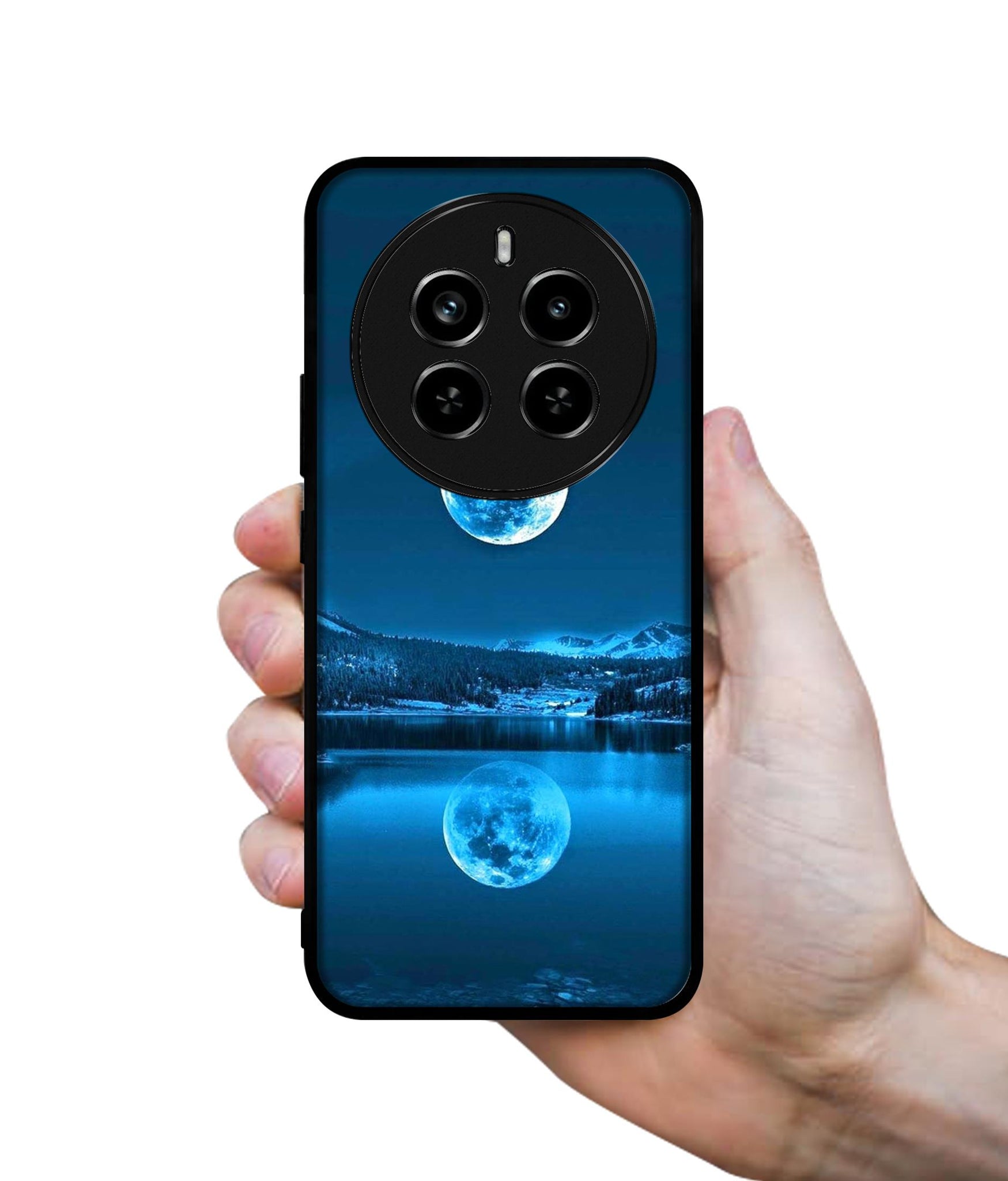Awesome Moon Design Designer 2D Printed Back Case Cover for Realme 12 Plus 5G / P1 5G / Narzo 70 5G / 70 Pro 5G