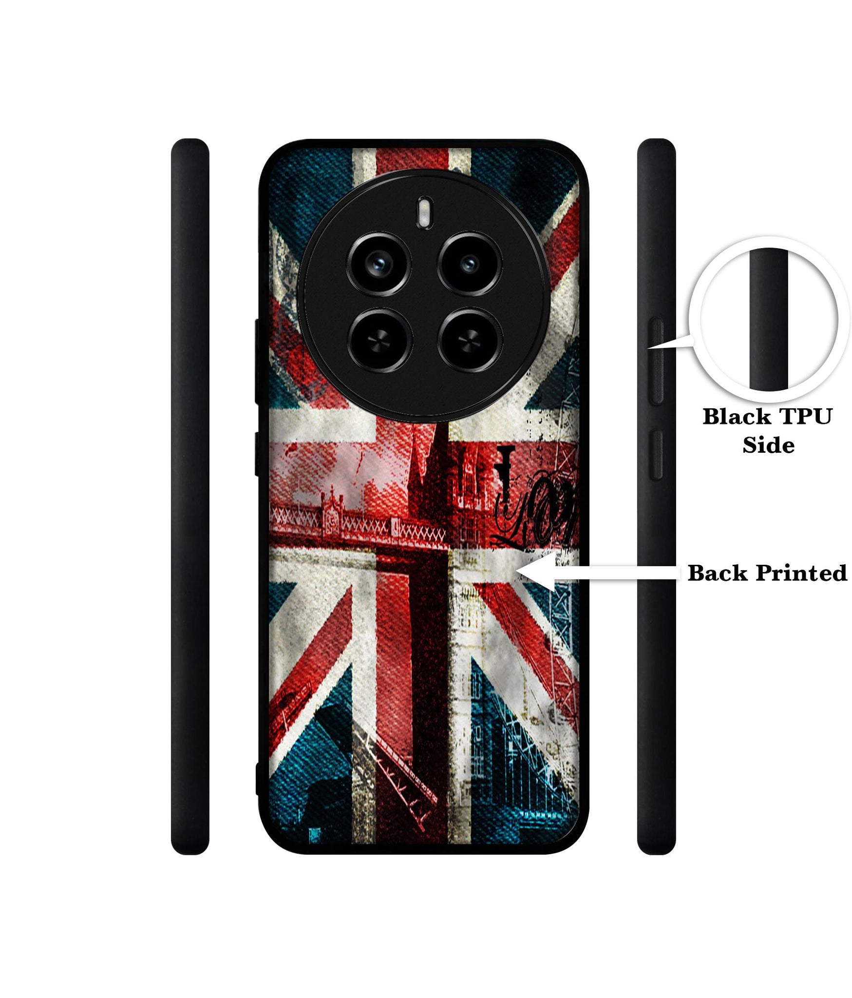 London Flag wallpaper Design Designer 2D Printed Back Case Cover for Realme 12 Plus 5G / P1 5G / Narzo 70 5G / 70 Pro 5G