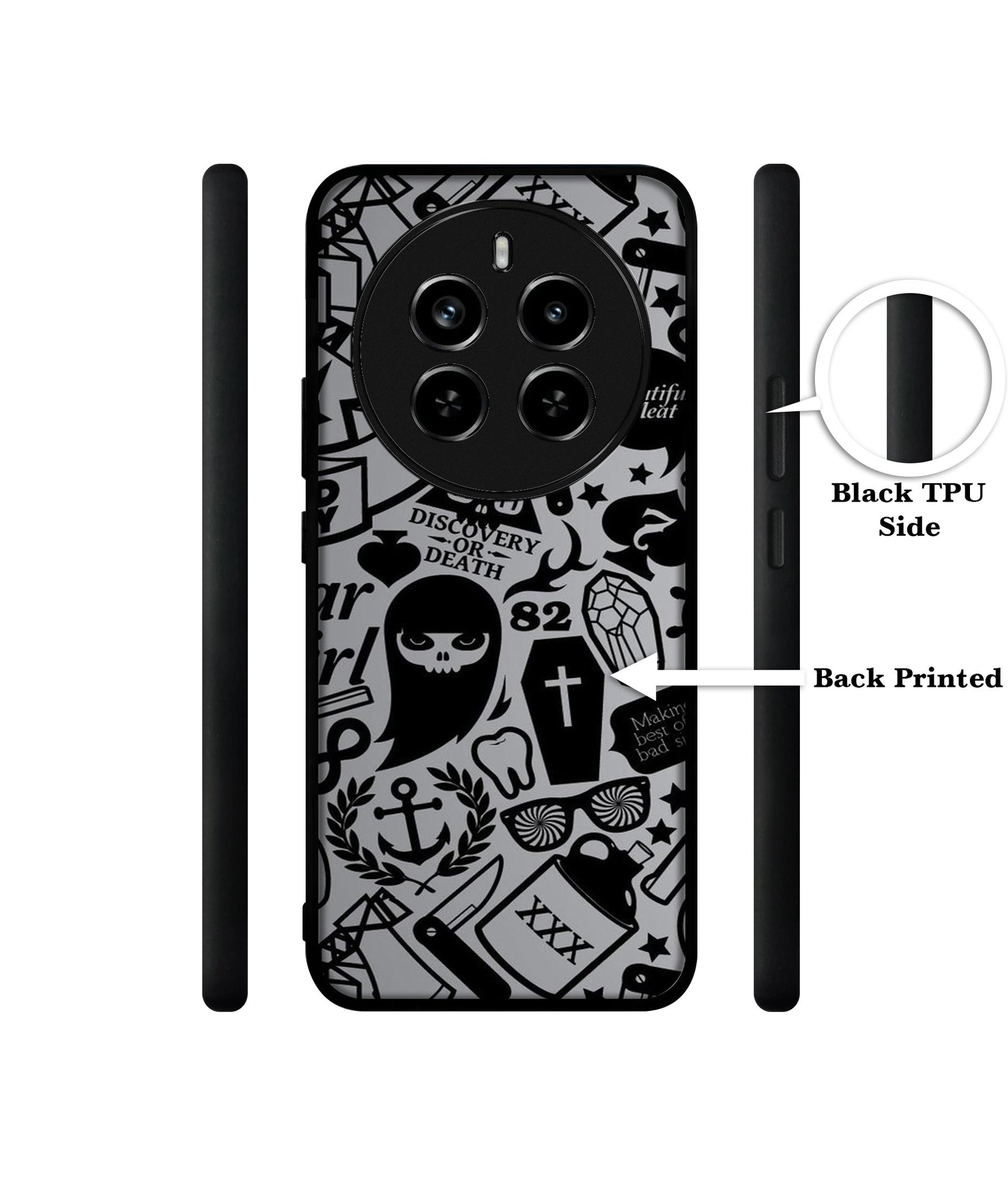 Discover Or Death Design Designer 2D Printed Back Case Cover for Realme 12 Plus 5G / P1 5G / Narzo 70 5G / 70 Pro 5G