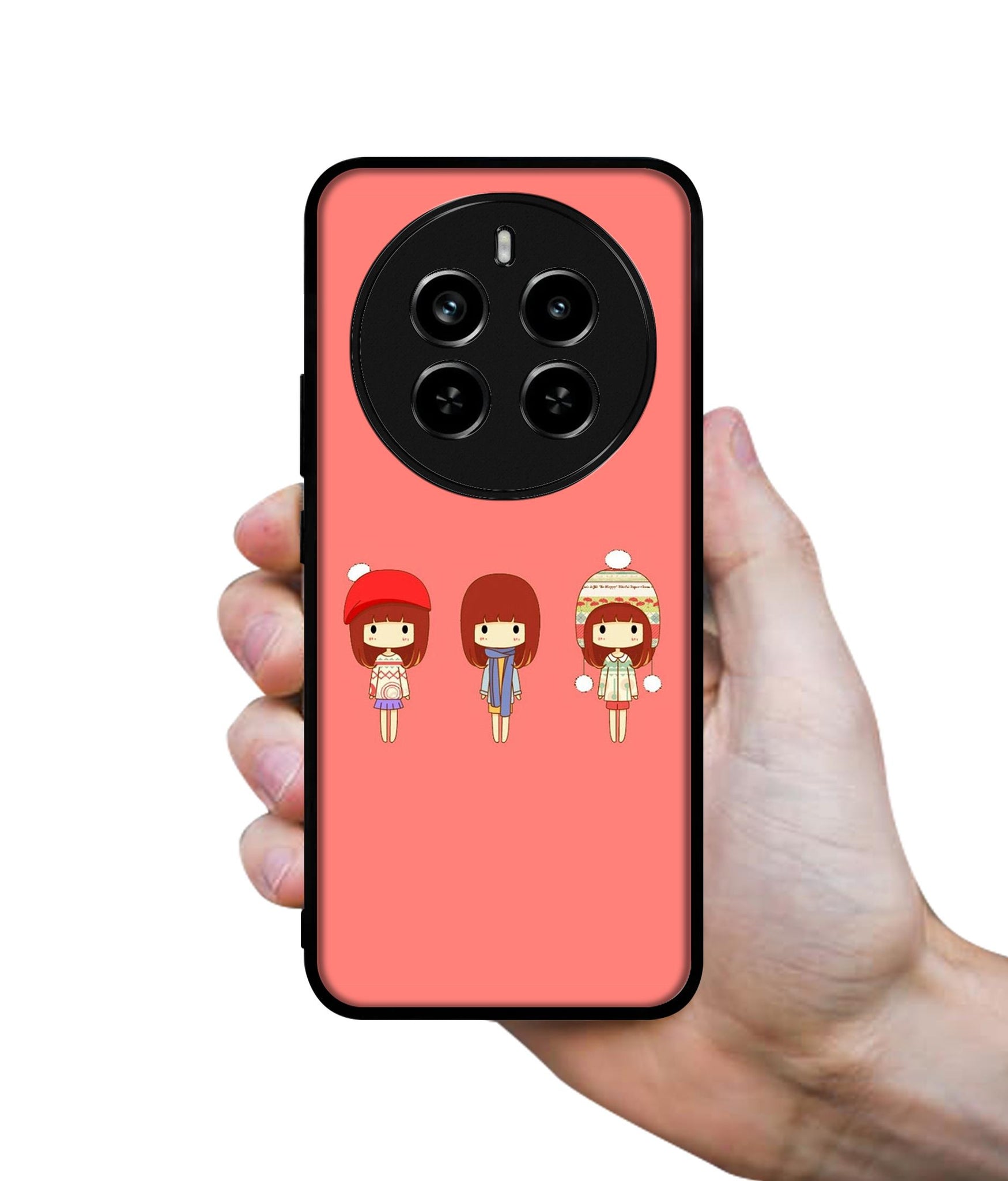 Cute Girls Design Designer 2D Printed Back Case Cover for Realme 12 Plus 5G / P1 5G / Narzo 70 5G / 70 Pro 5G