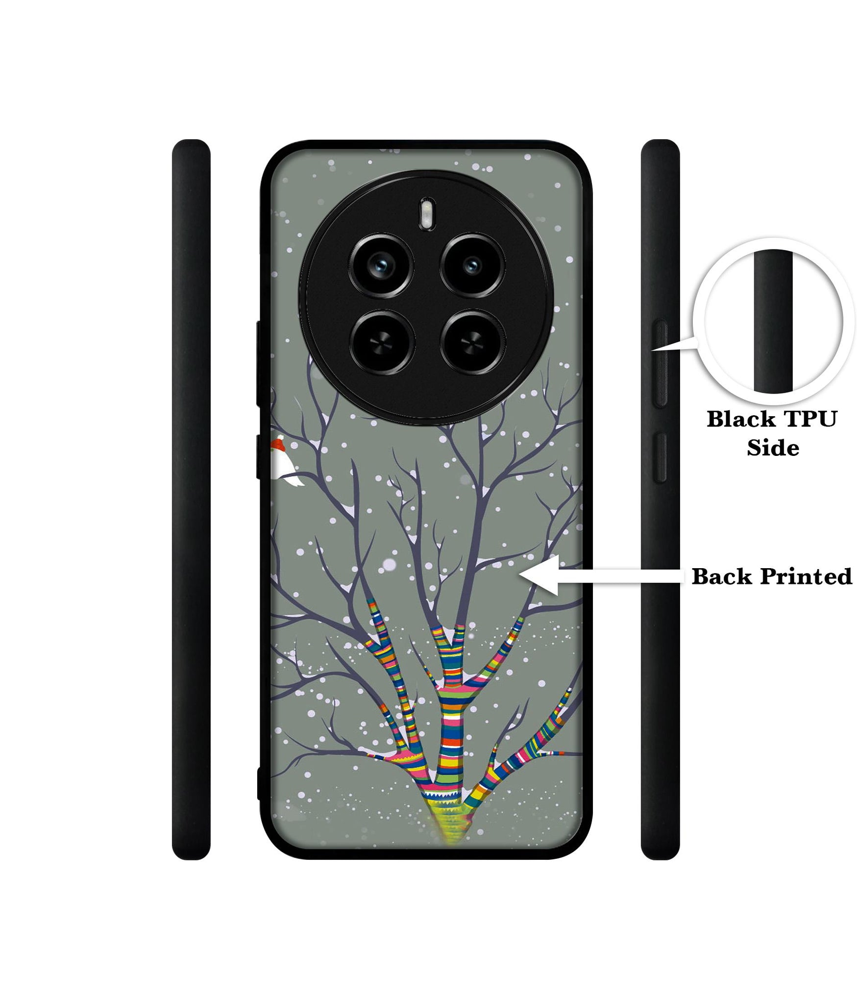 Winter Pattern Print Design Designer 2D Printed Back Case Cover for Realme 12 Plus 5G / P1 5G / Narzo 70 5G / 70 Pro 5G