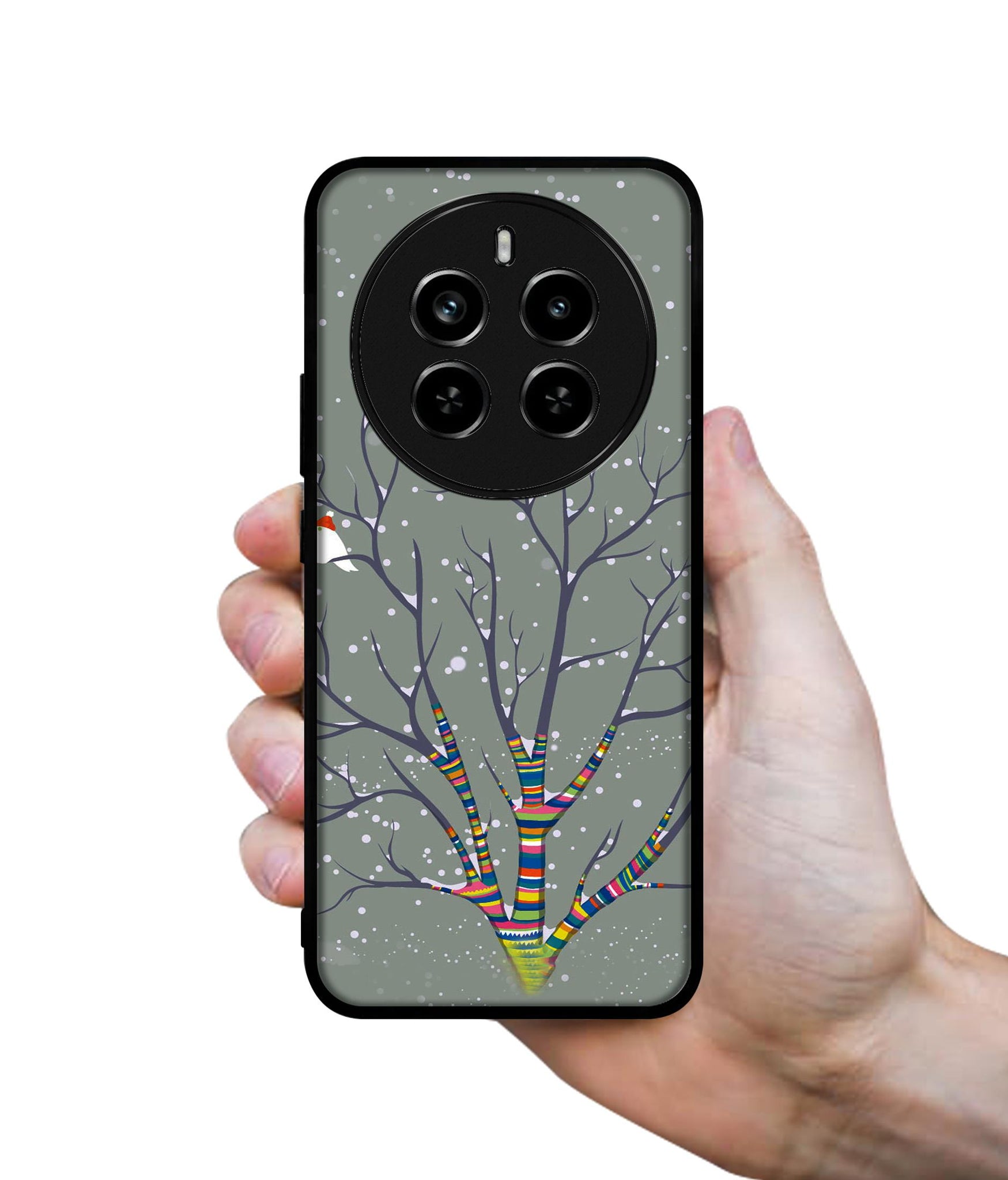 Winter Pattern Print Design Designer 2D Printed Back Case Cover for Realme 12 Plus 5G / P1 5G / Narzo 70 5G / 70 Pro 5G