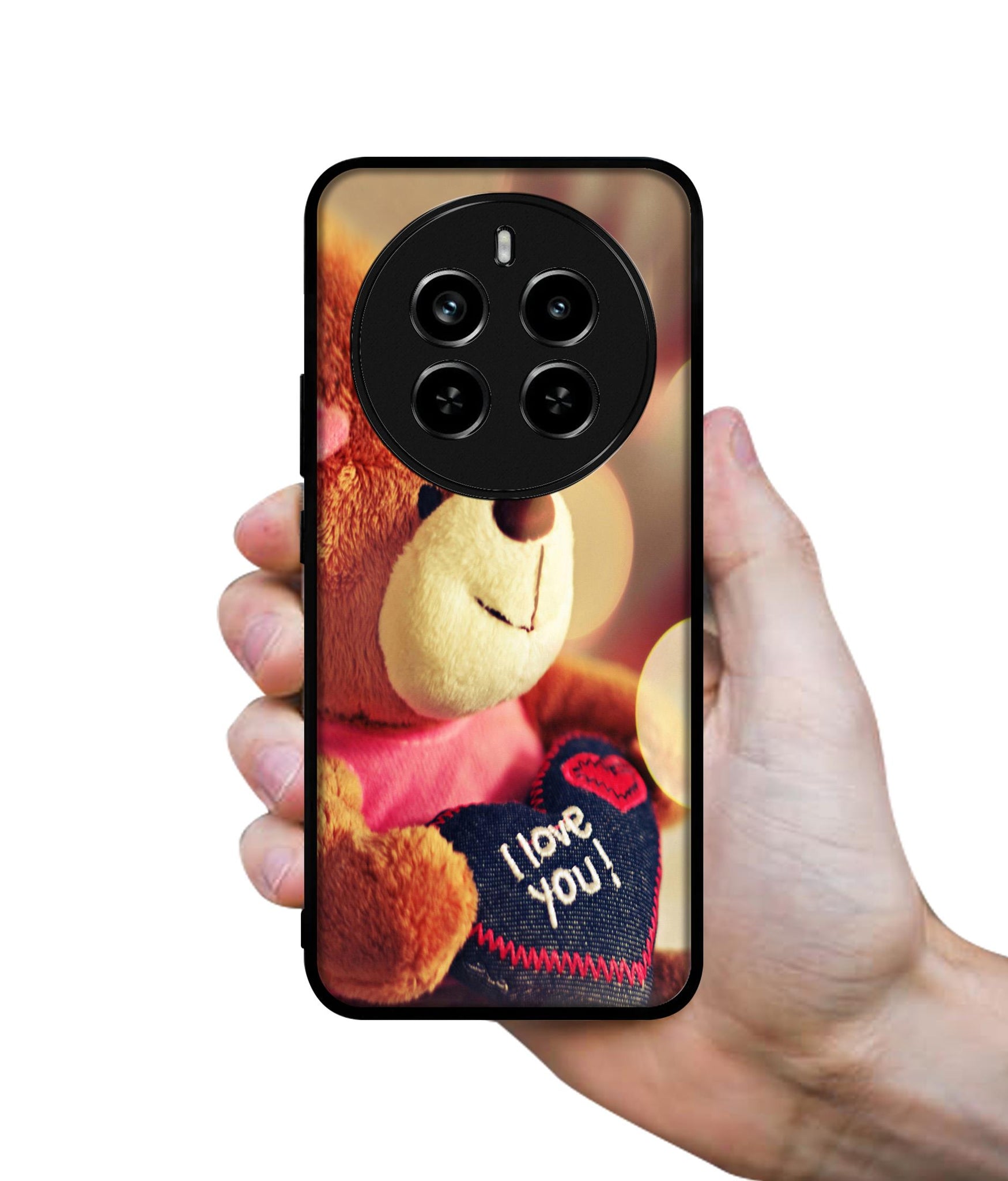 Teddy Bear Design Designer 2D Printed Back Case Cover for Realme 12 Plus 5G / P1 5G / Narzo 70 5G / 70 Pro 5G