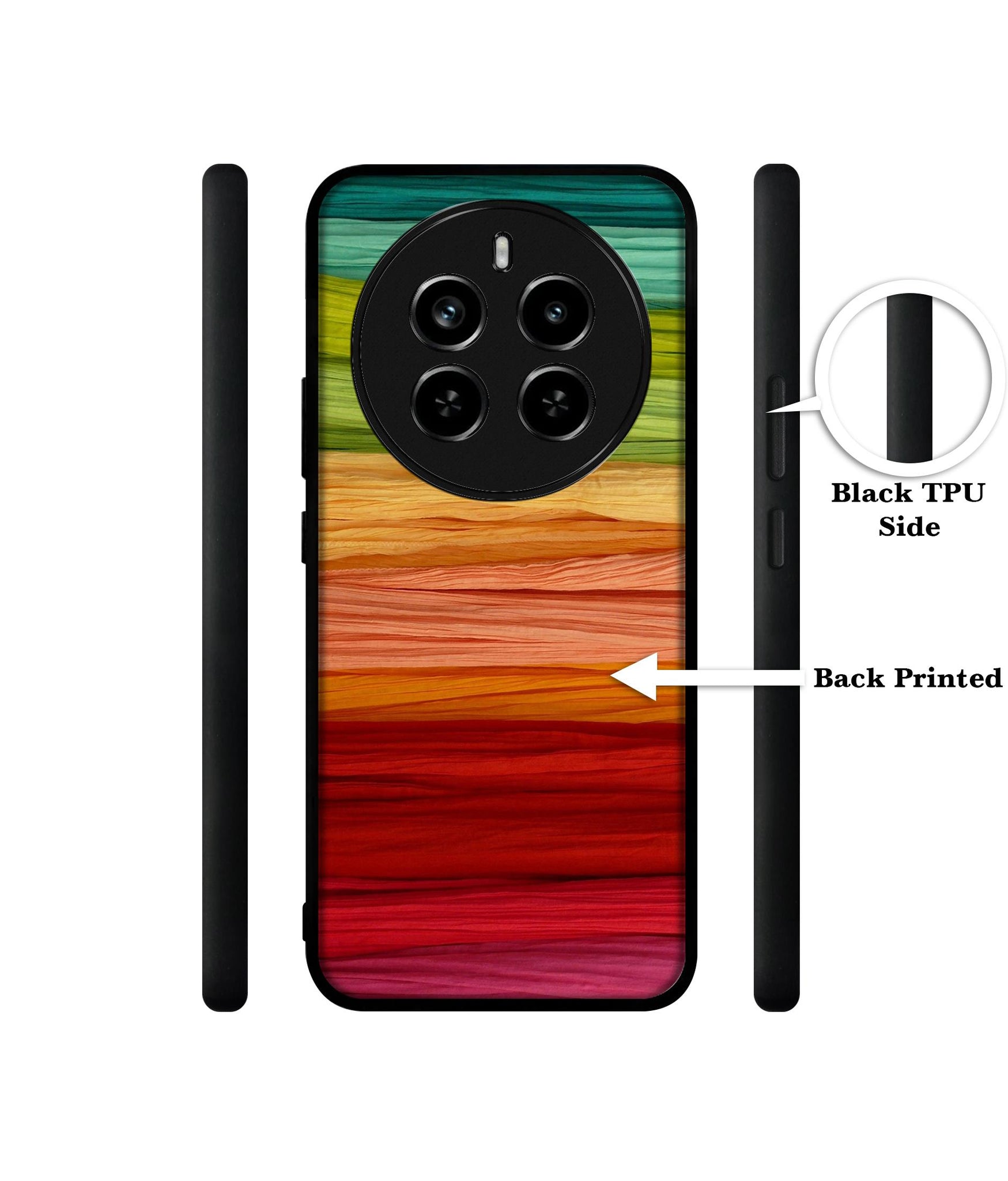 Colorful Thread Design Designer 2D Printed Back Case Cover for Realme 12 Plus 5G / P1 5G / Narzo 70 5G / 70 Pro 5G