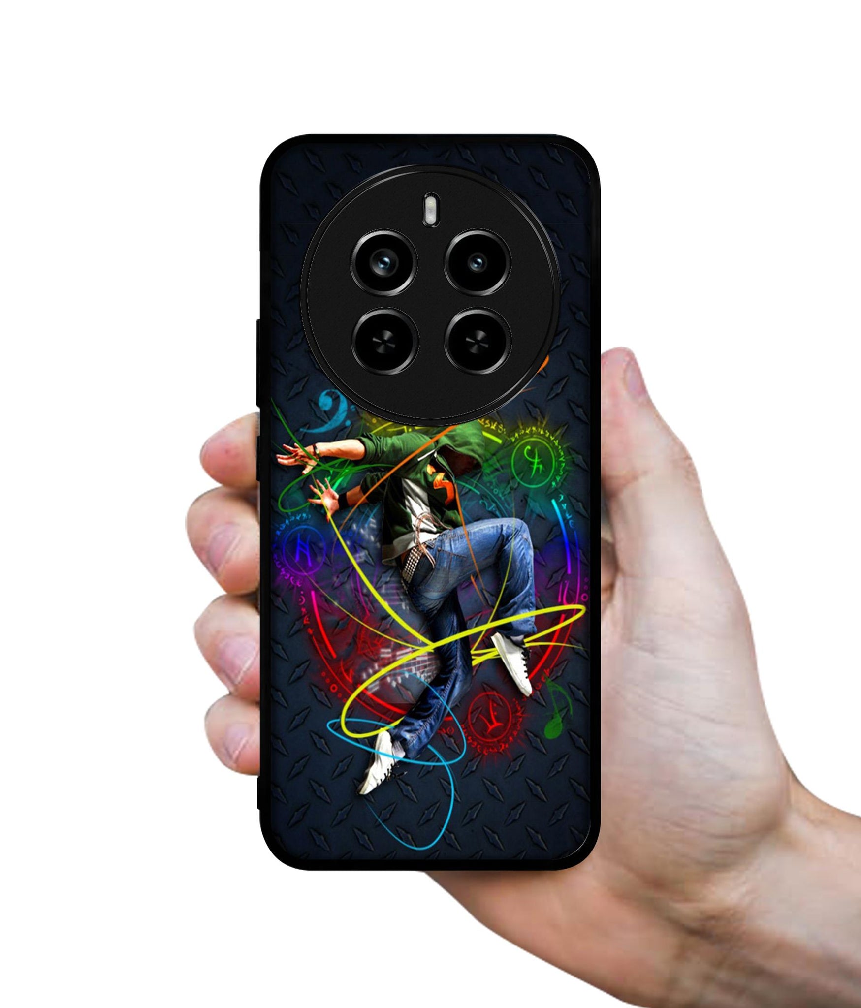 Boy With Music Design Designer 2D Printed Back Case Cover for Realme 12 Plus 5G / P1 5G / Narzo 70 5G / 70 Pro 5G