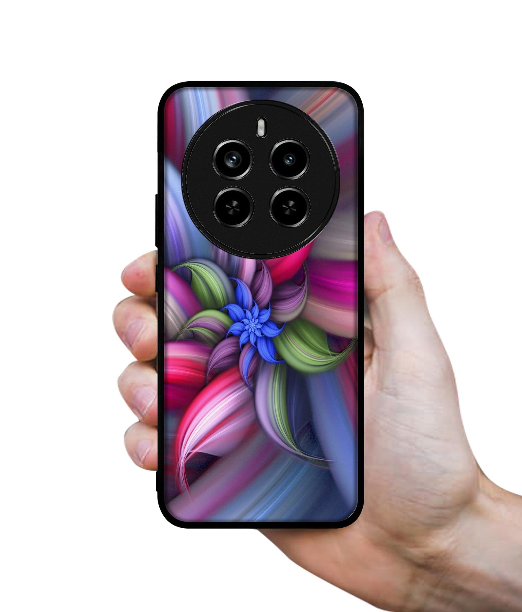 Colorful Flower Design Designer 2D Printed Back Case Cover for Realme 12 Plus 5G / P1 5G / Narzo 70 5G / 70 Pro 5G