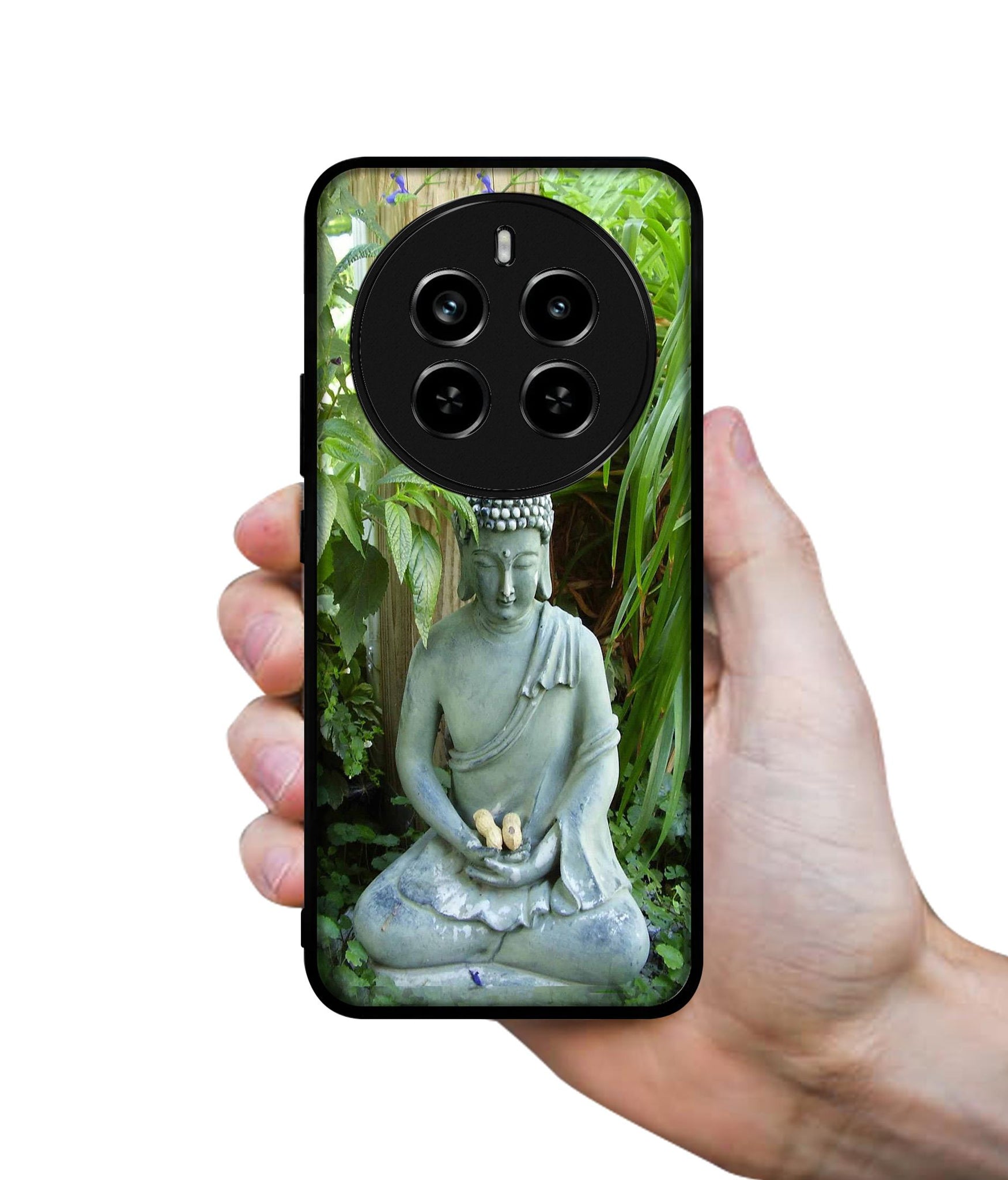 Buddhism Design Designer 2D Printed Back Case Cover for Realme 12 Plus 5G / P1 5G / Narzo 70 5G / 70 Pro 5G