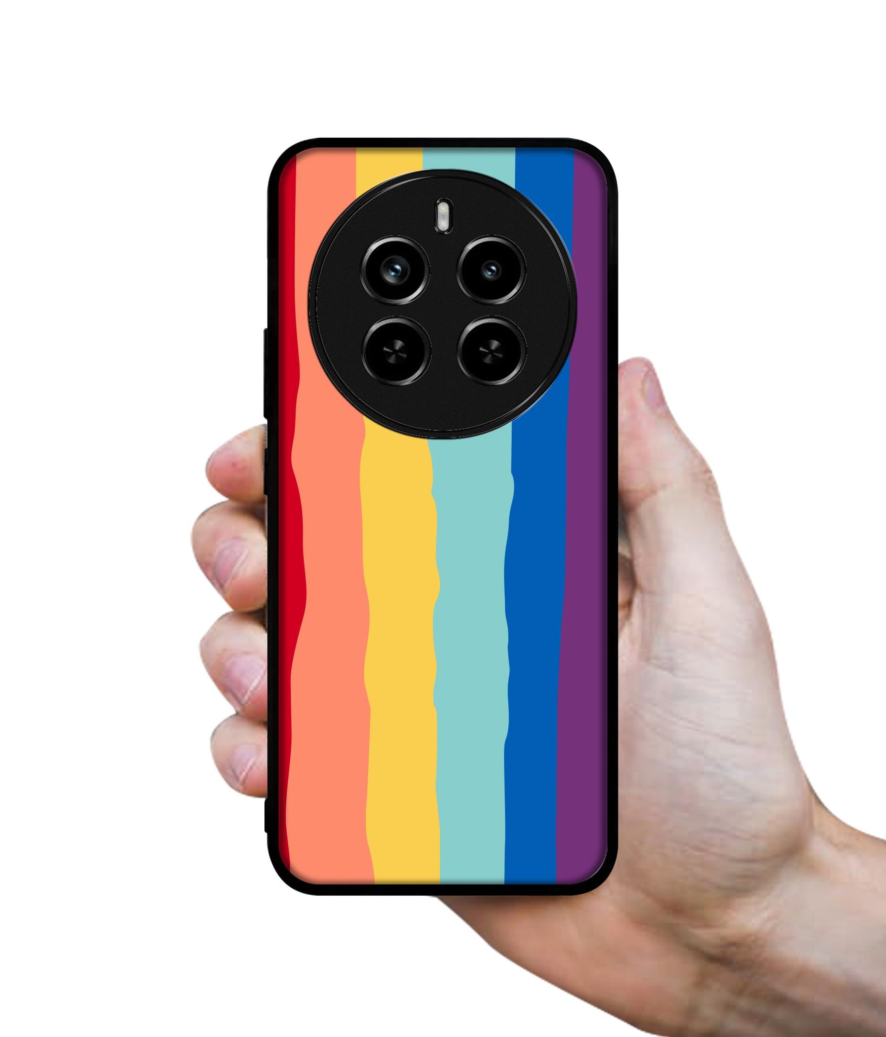 Rainbow Design Designer 2D Printed Back Case Cover for Realme 12 Plus 5G / P1 5G / Narzo 70 5G / 70 Pro 5G