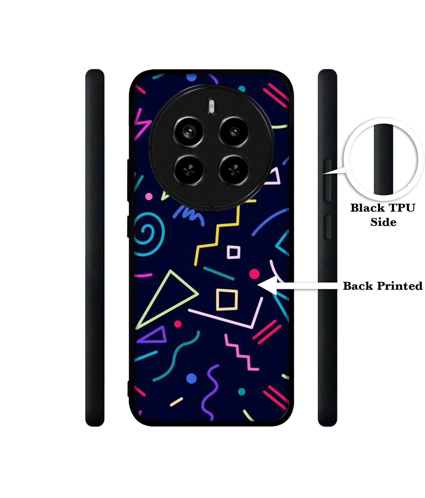 Retro Abstract Design Designer 2D Printed Back Case Cover for Realme 12 Plus 5G / P1 5G / Narzo 70 5G / 70 Pro 5G