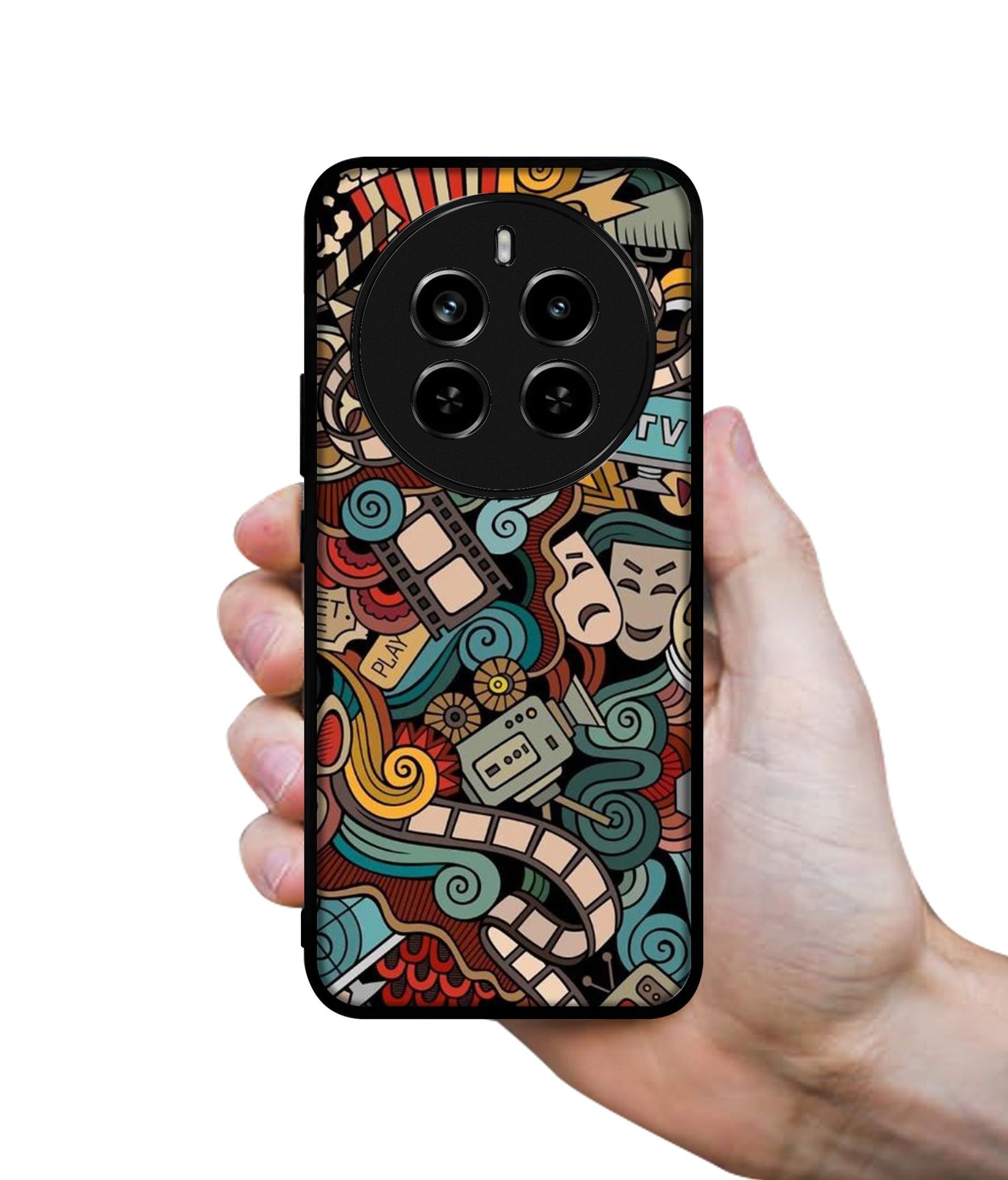 Movies Design Designer 2D Printed Back Case Cover for Realme 12 Plus 5G / P1 5G / Narzo 70 5G / 70 Pro 5G