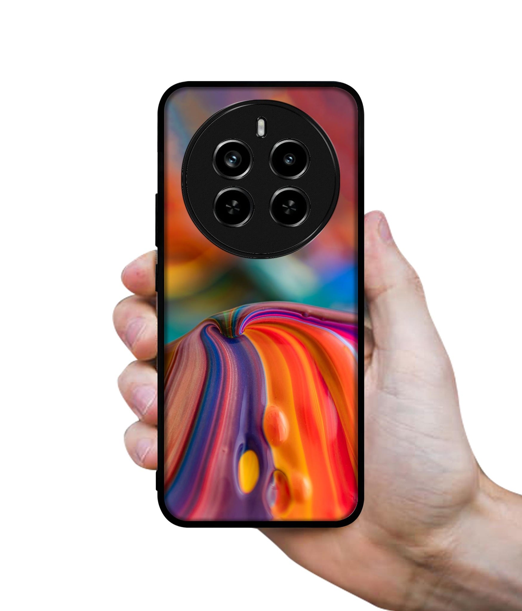 Rainbow Colors Designer 2D Printed Back Case Cover for Realme 12 Plus 5G / P1 5G / Narzo 70 5G / 70 Pro 5G