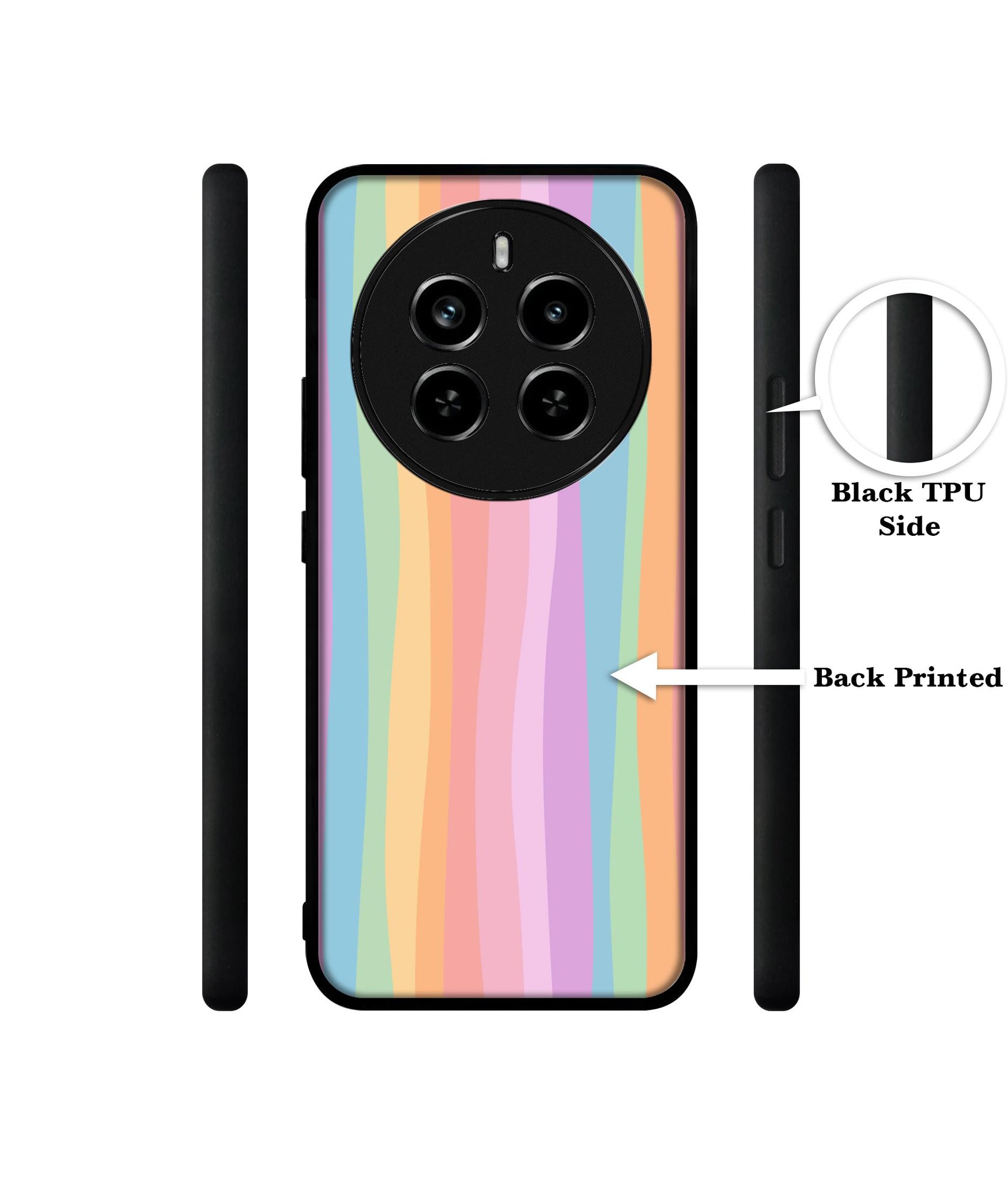 Cool Rainbow Design Designer 2D Printed Back Case Cover for Realme 12 Plus 5G / P1 5G / Narzo 70 5G / 70 Pro 5G