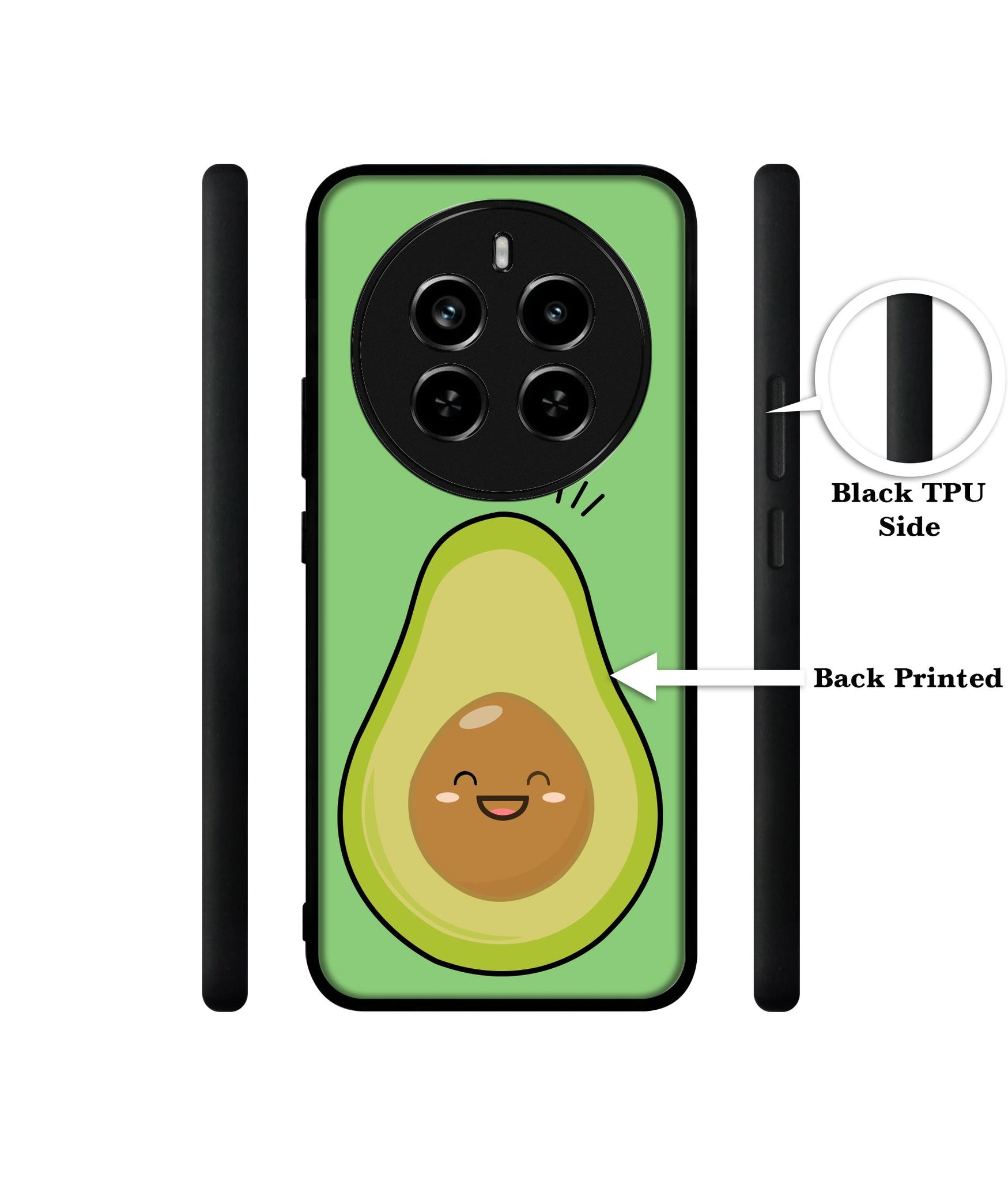Avocados Design Designer 2D Printed Back Case Cover for Realme 12 Plus 5G / P1 5G / Narzo 70 5G / 70 Pro 5G