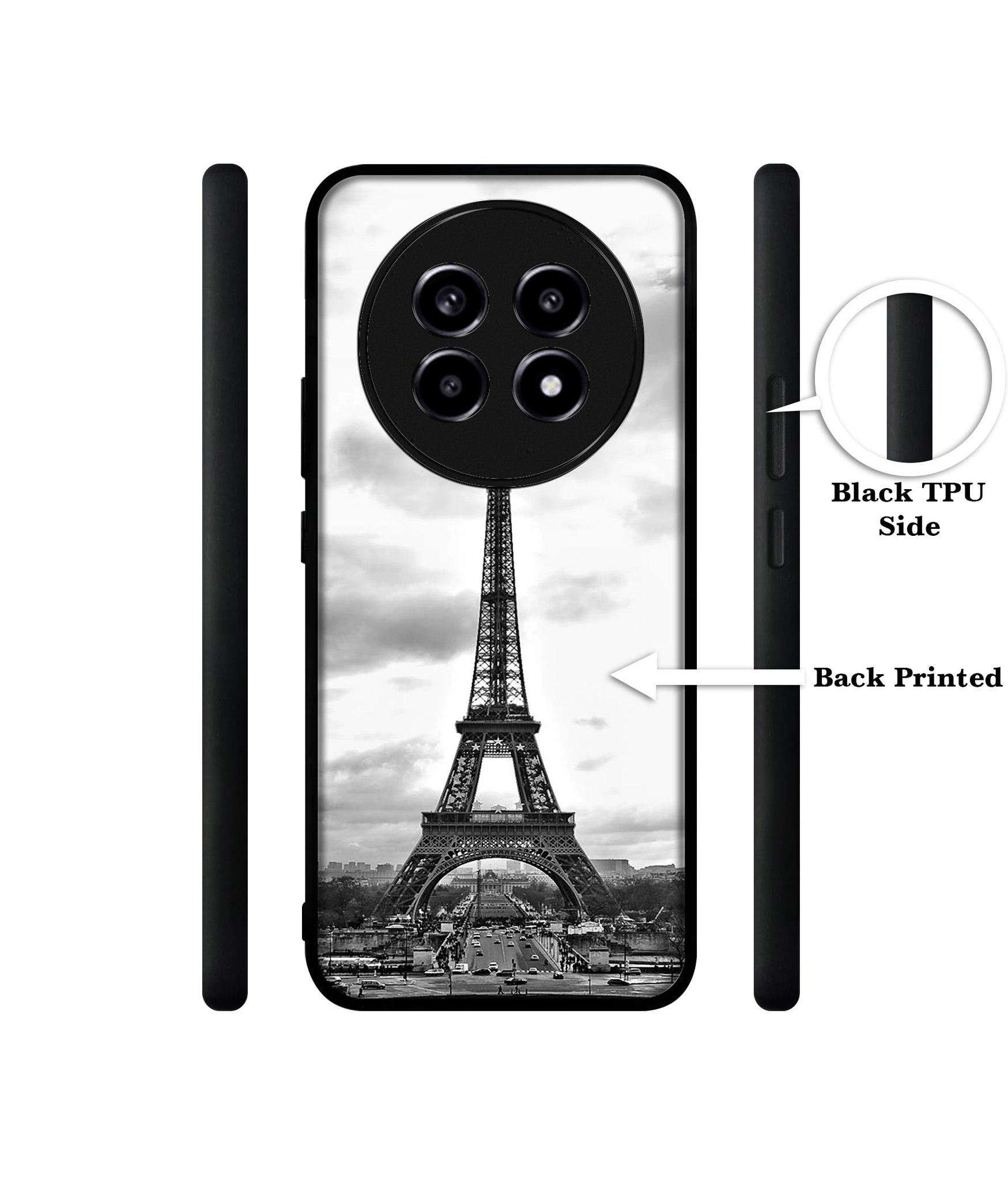 Eiffel Tower Design Designer 2D Printed Back Case Cover for Realme 13 Pro 5G / 13 Pro Plus 5G
