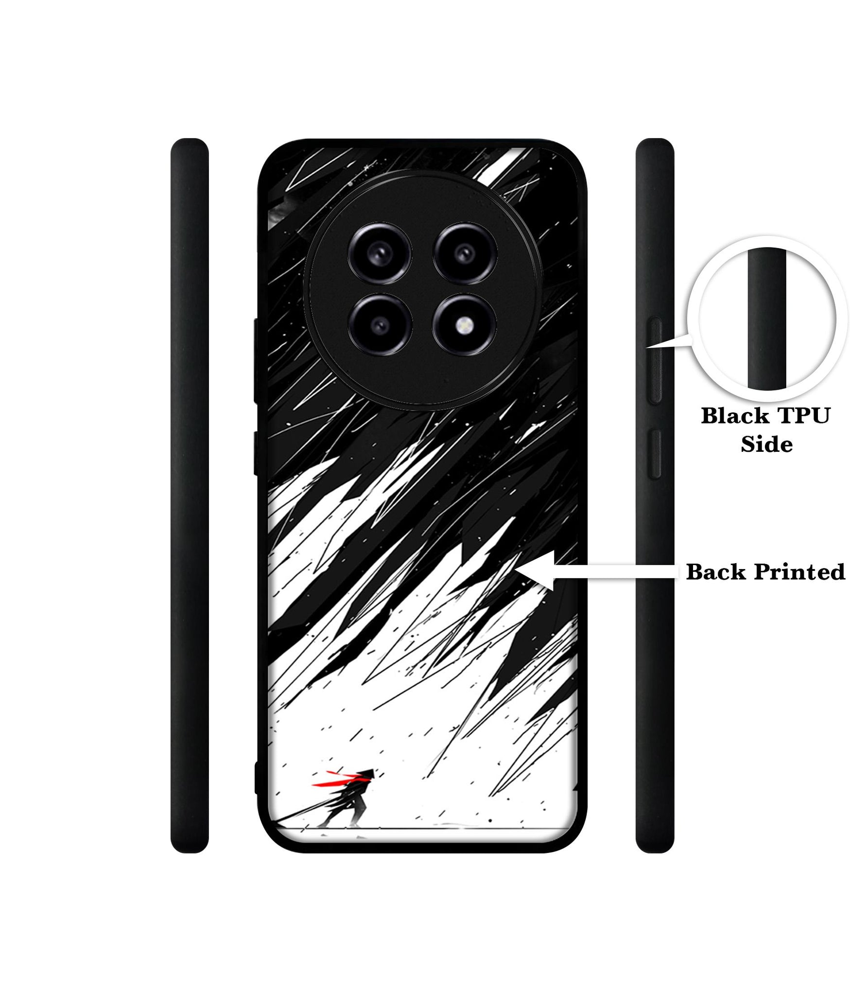 Geometric Strom Design Designer 2D Printed Back Case Cover for Realme 13 Pro 5G / 13 Pro Plus 5G