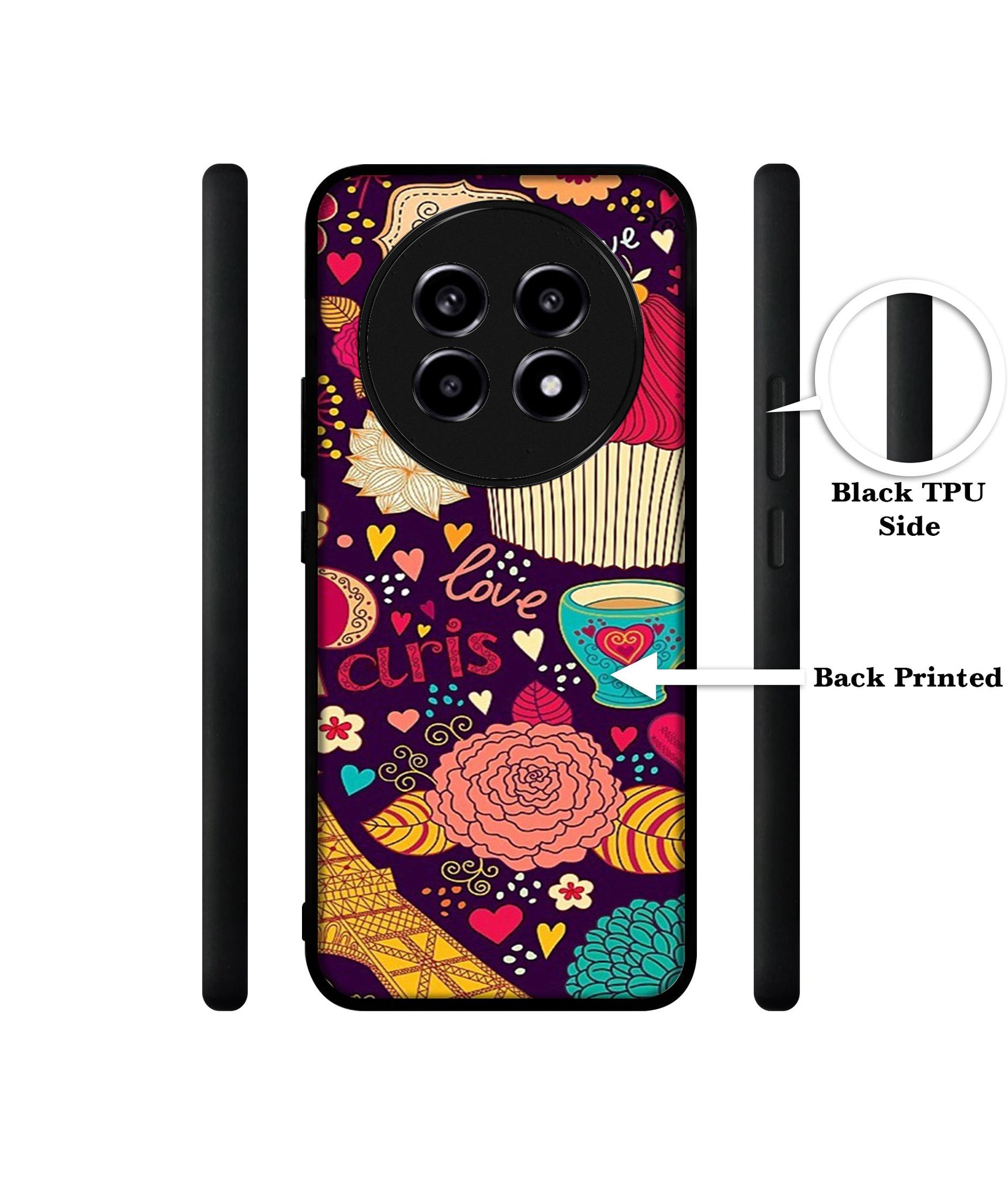 Paris Flower Love Design Designer 2D Printed Back Case Cover for Realme 13 Pro 5G / 13 Pro Plus 5G
