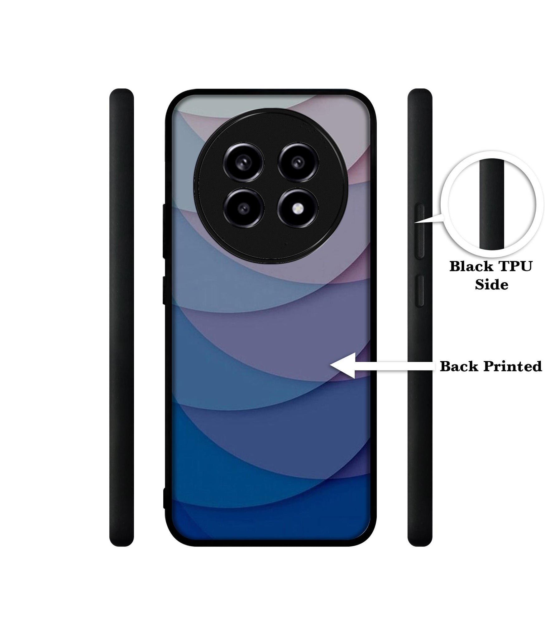 Waves Pattern Print Design Designer 2D Printed Back Case Cover for Realme 13 Pro 5G / 13 Pro Plus 5G