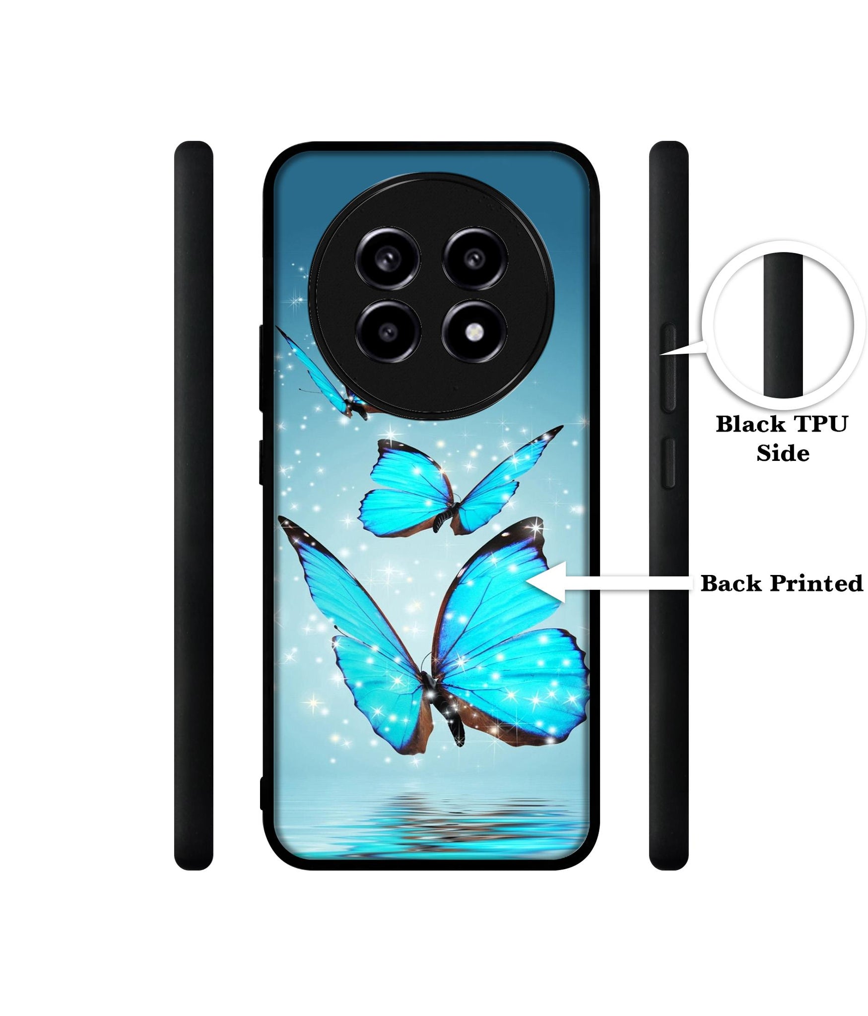 Flying Butterflies Design Designer 2D Printed Back Case Cover for Realme 13 Pro 5G / 13 Pro Plus 5G