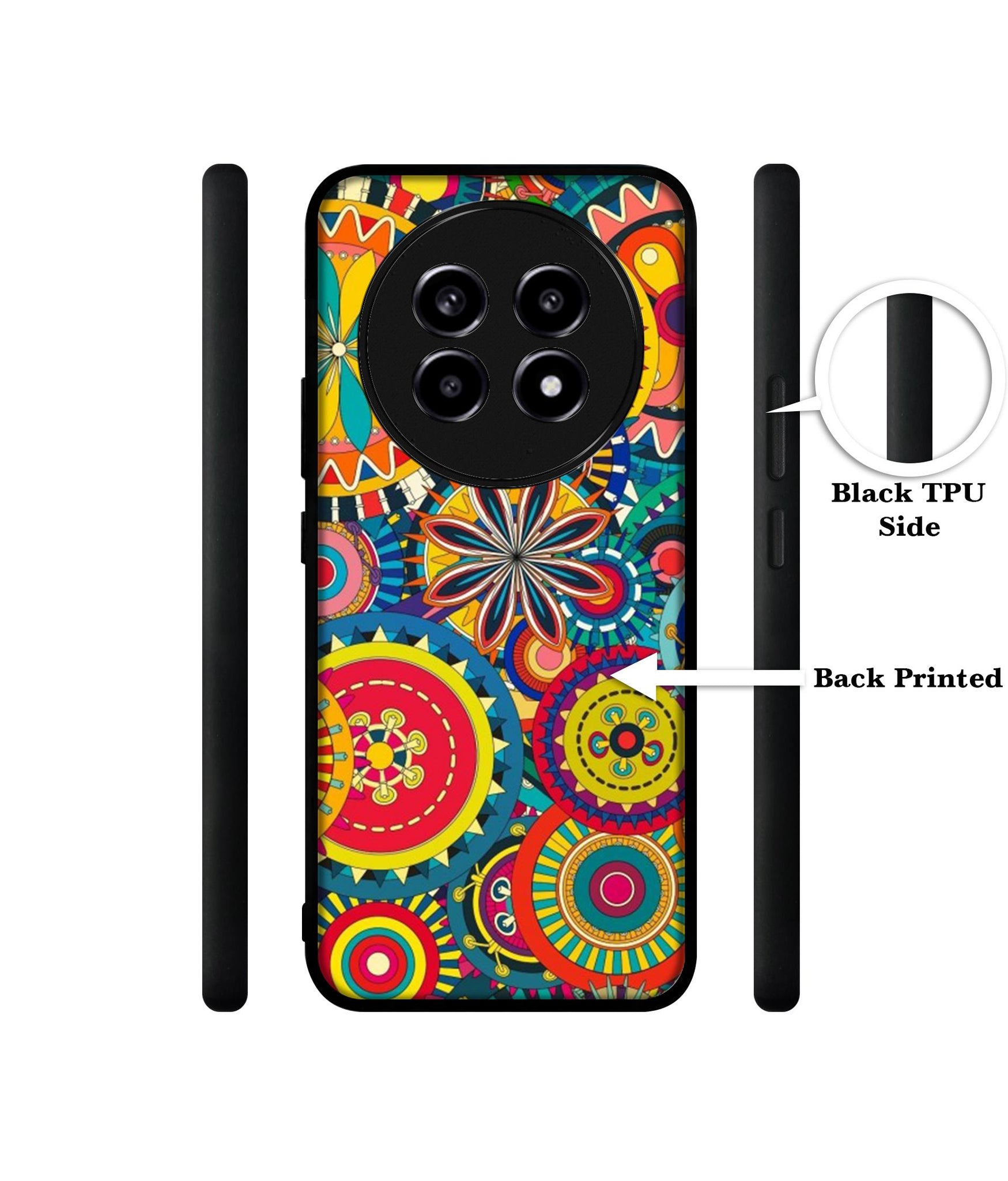 Ring Pattern Print Design Designer 2D Printed Back Case Cover for Realme 13 Pro 5G / 13 Pro Plus 5G