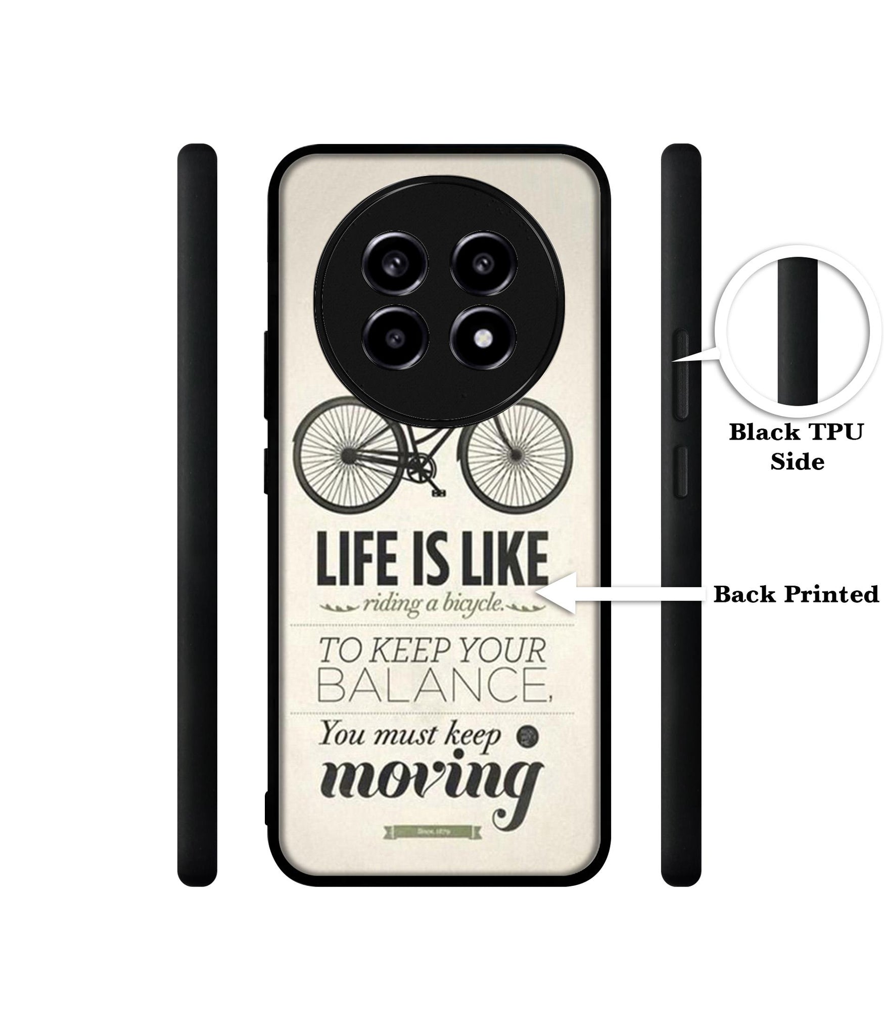 Life is Like Moving Design Designer 2D Printed Back Case Cover for Realme 13 Pro 5G / 13 Pro Plus 5G