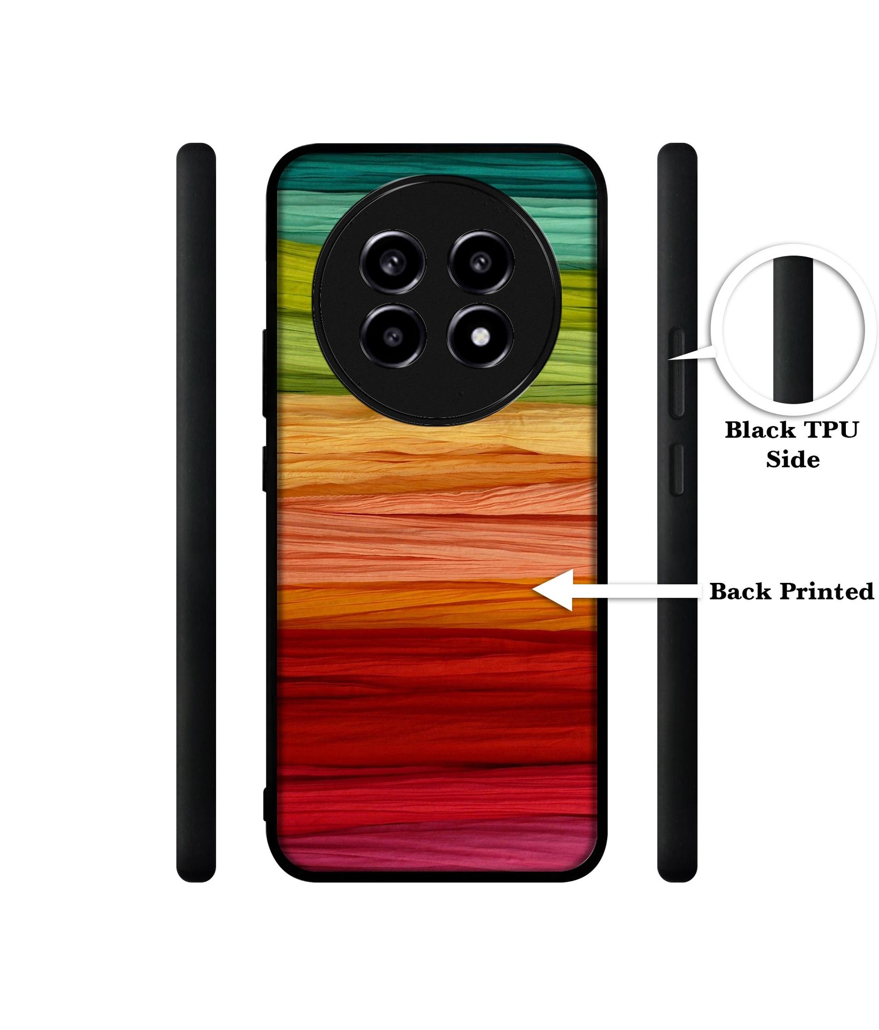 Colorful Thread Design Designer 2D Printed Back Case Cover for Realme 13 Pro 5G / 13 Pro Plus 5G
