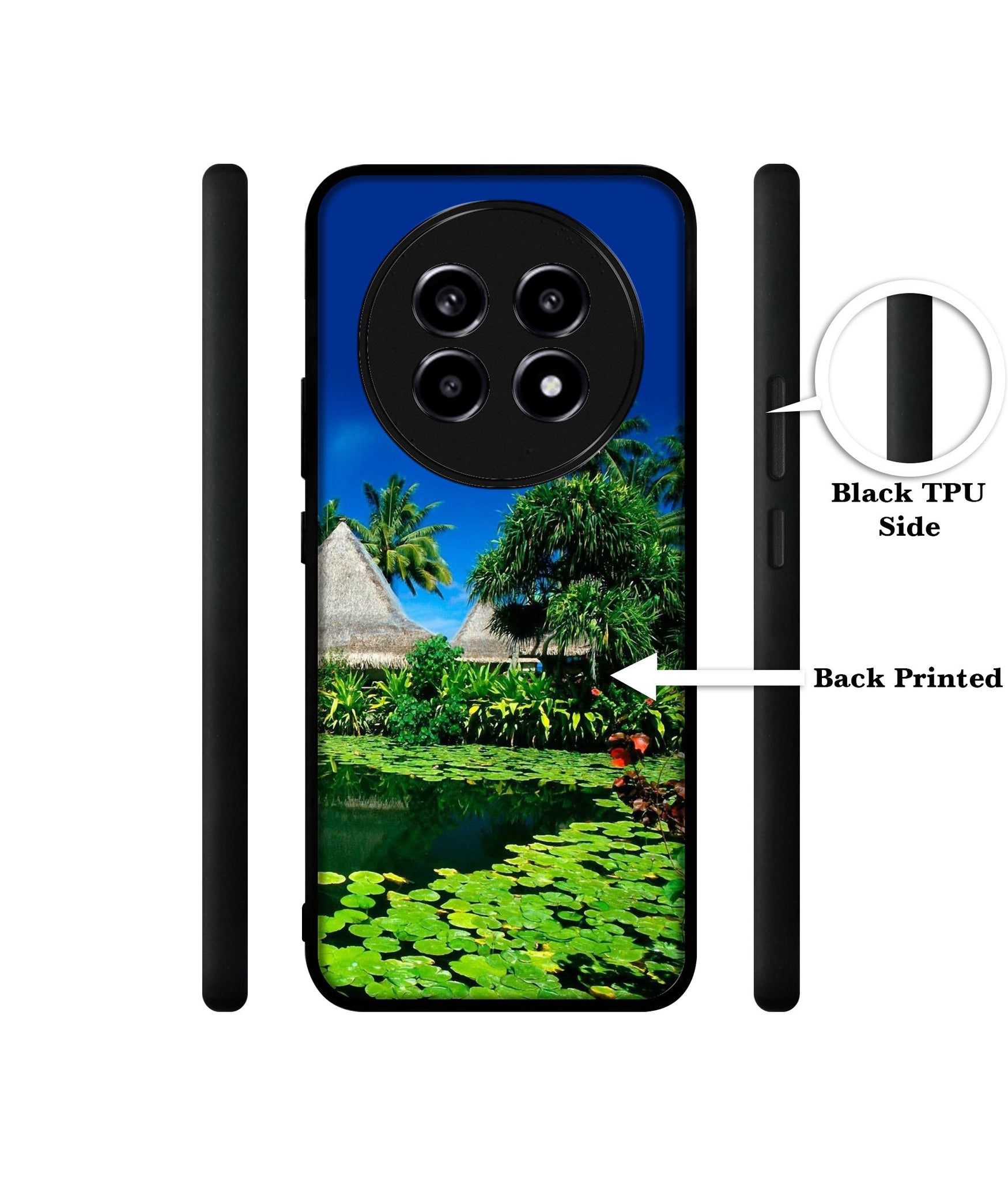 Tropics Water Design Designer 2D Printed Back Case Cover for Realme 13 Pro 5G / 13 Pro Plus 5G