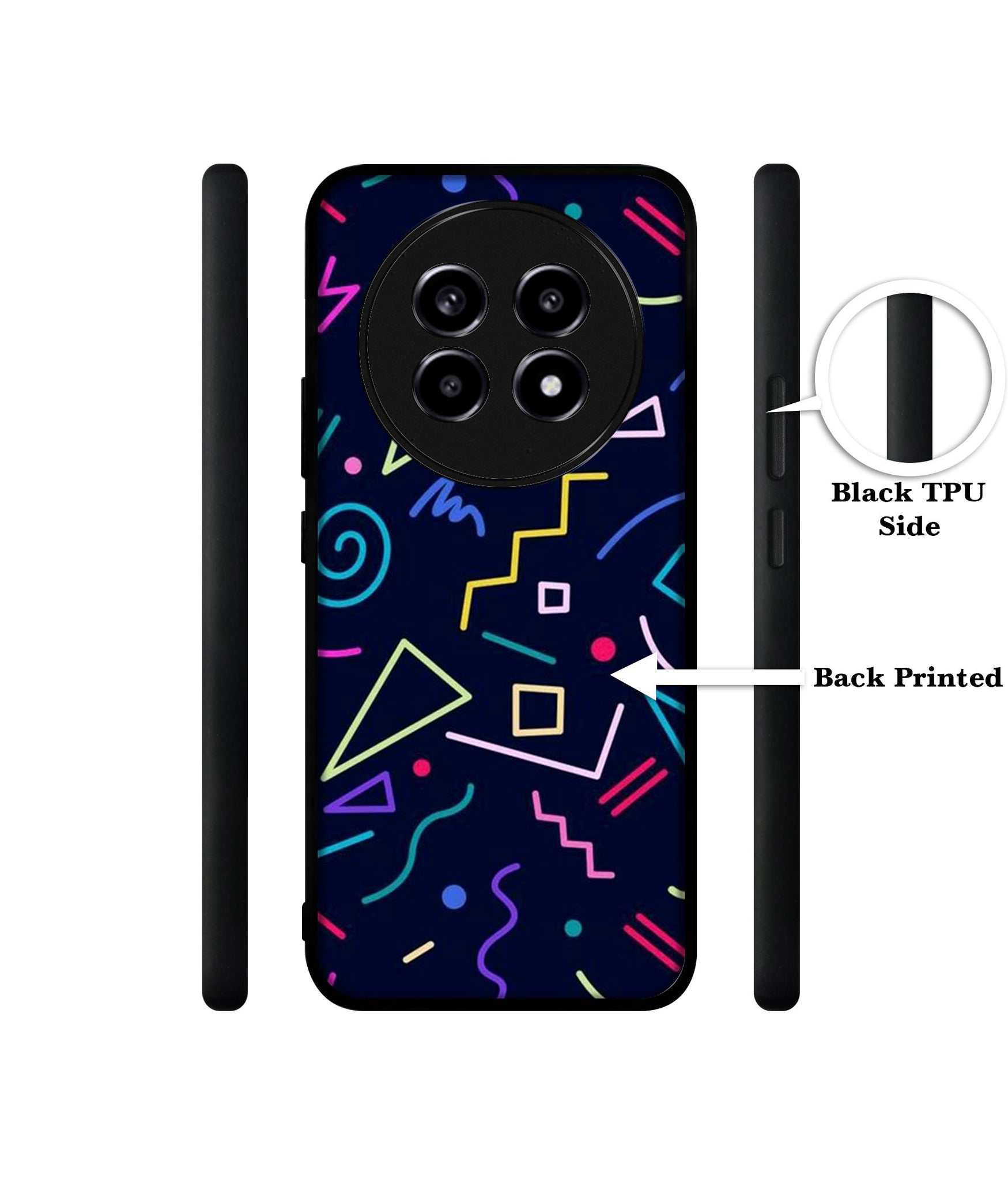 Retro Abstract Design Designer 2D Printed Back Case Cover for Realme 13 Pro 5G / 13 Pro Plus 5G