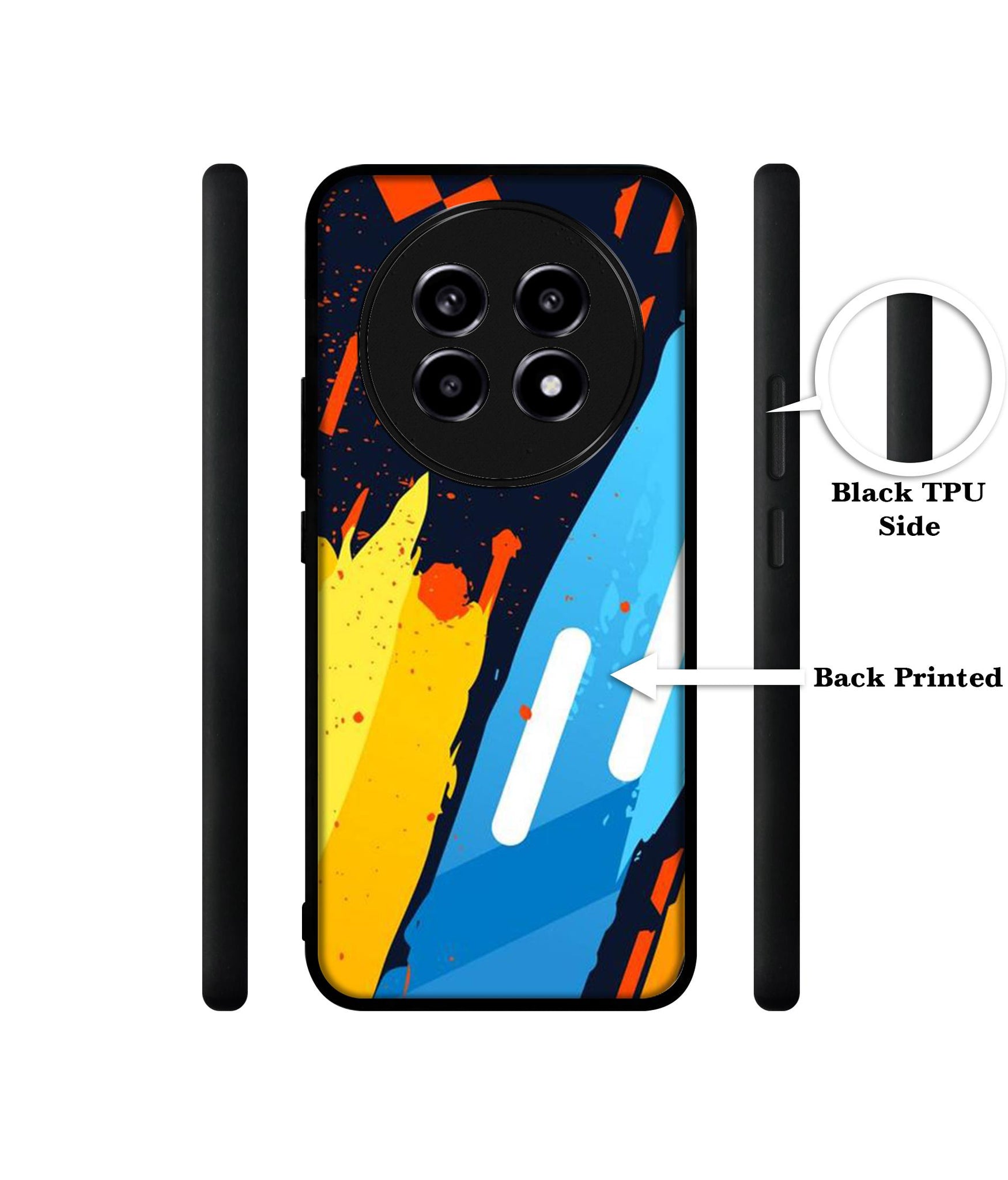 Abstract Stripes Geometric Figures Design Designer 2D Printed Back Case Cover for Realme 13 Pro 5G / 13 Pro Plus 5G