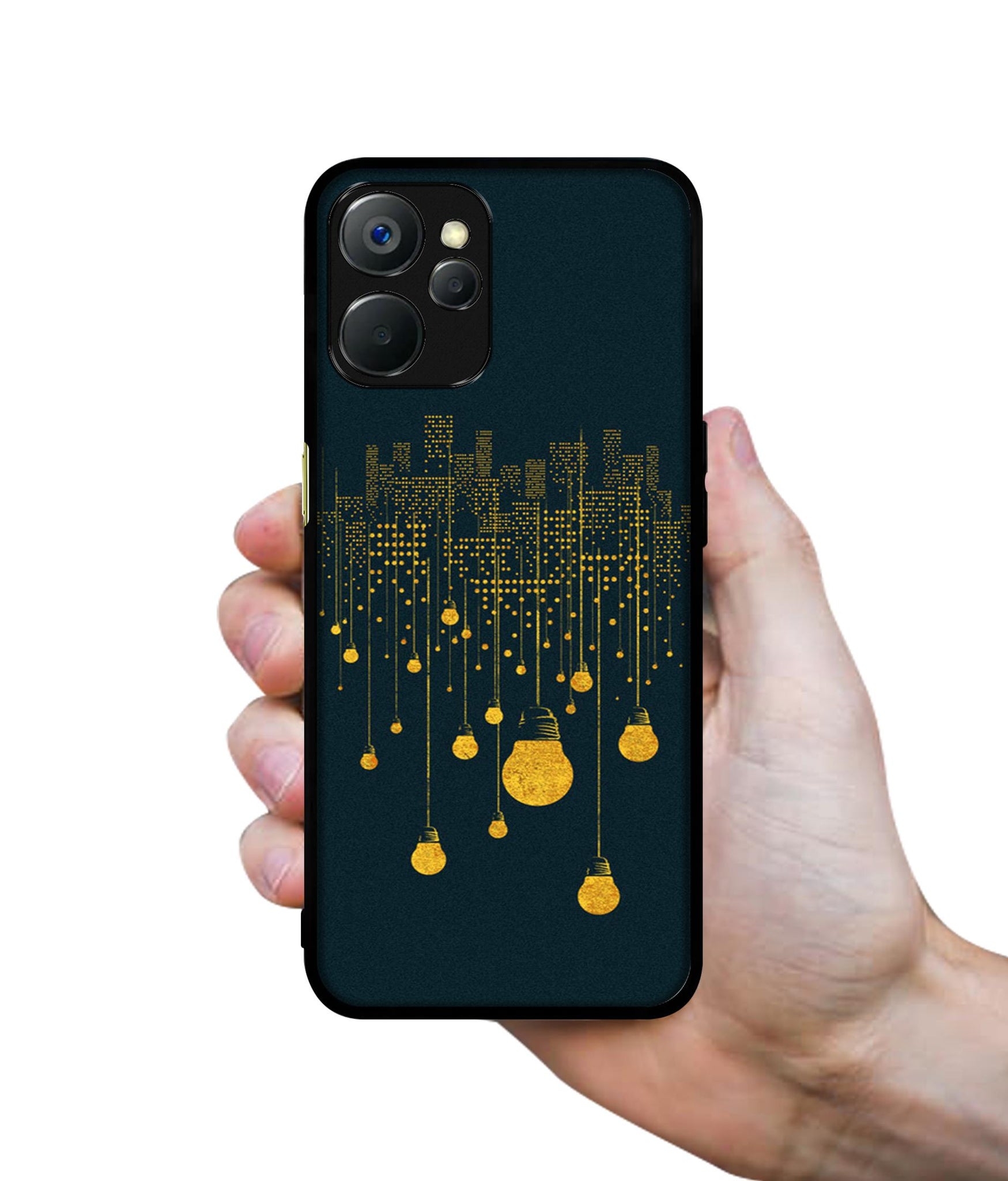 City Light Pattern Design Designer 2D Printed Back Case Cover for Realme 9i 5G