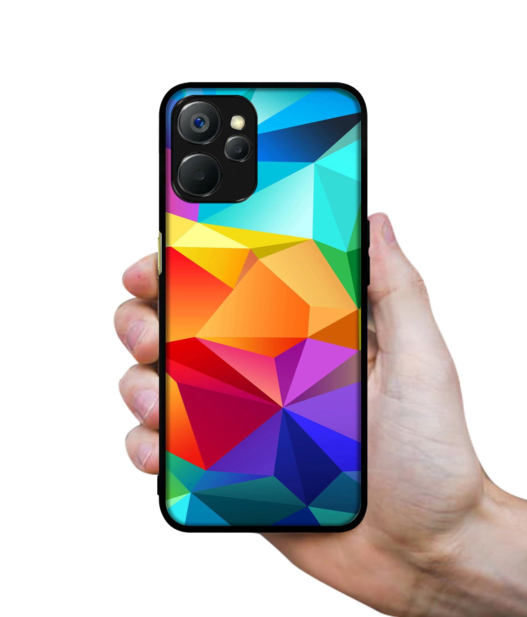 Colorful Pattern Design Designer 2D Printed Back Case Cover for Realme 9i 5G