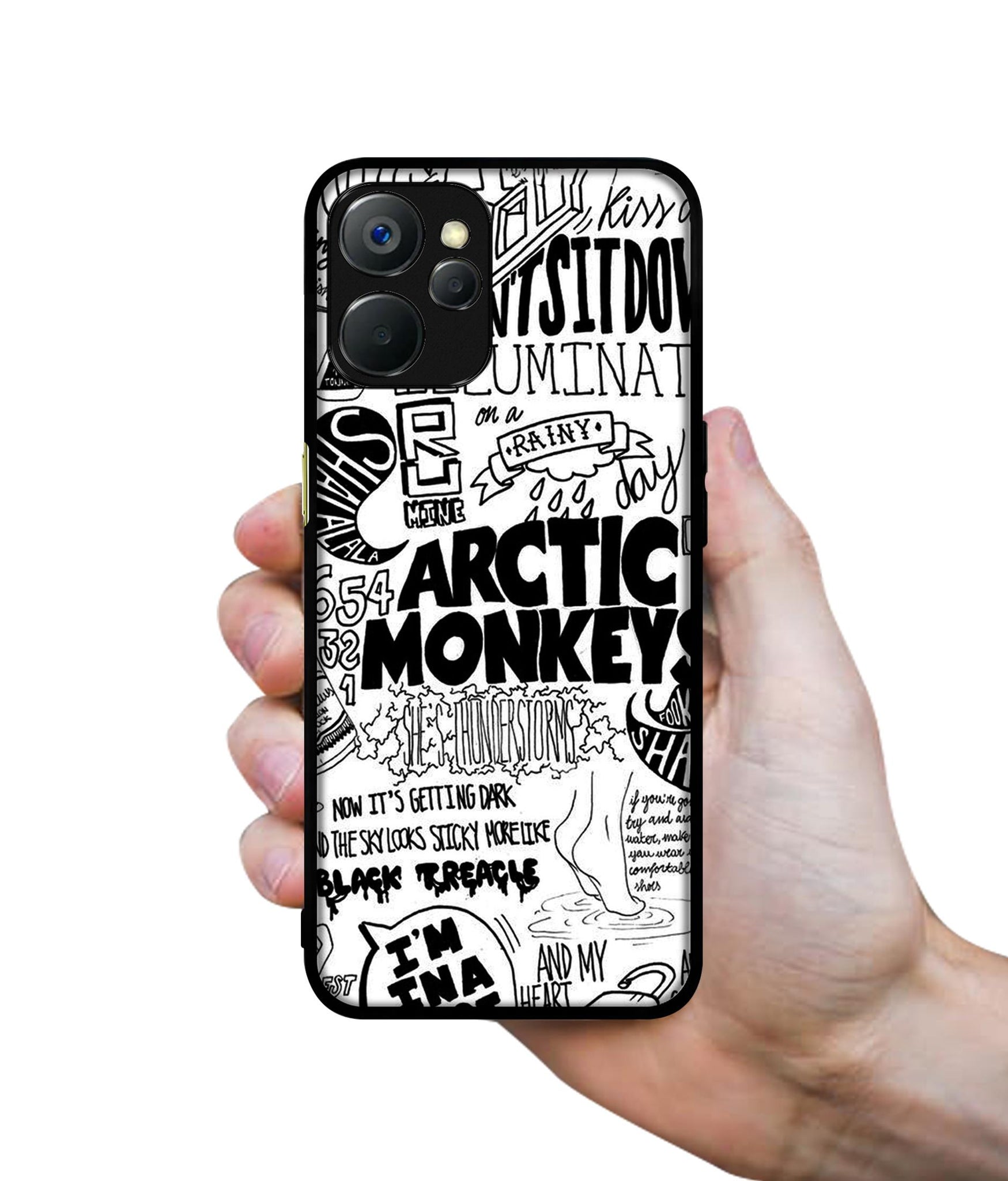 Arctic Monkeys Pattern Design Designer 2D Printed Back Case Cover for Realme 9i 5G