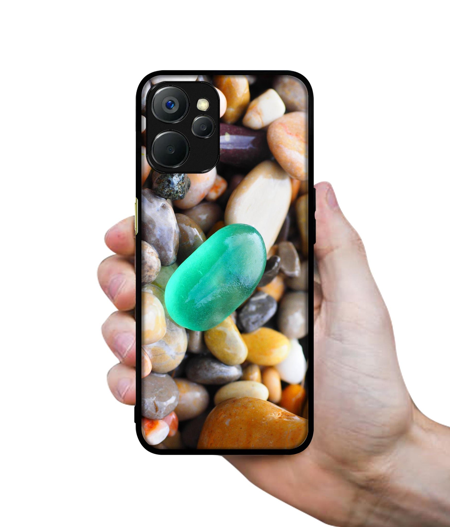 Sea Stones Design Designer 2D Printed Back Case Cover for Realme 9i 5G