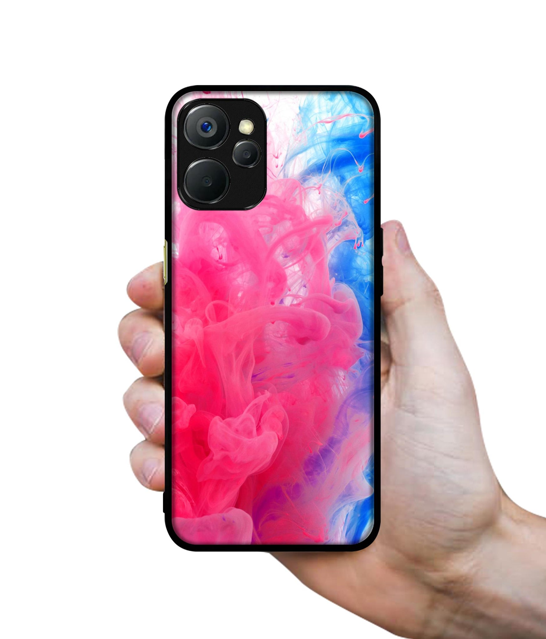 Fractal Paint Design Designer 2D Printed Back Case Cover for Realme 9i 5G