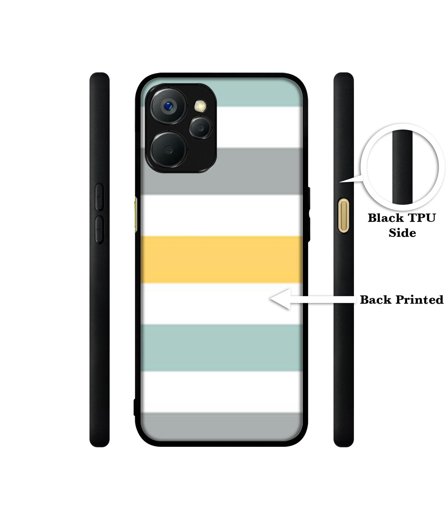 Line Texture Design Designer 2D Printed Back Case Cover for Realme 9i 5G