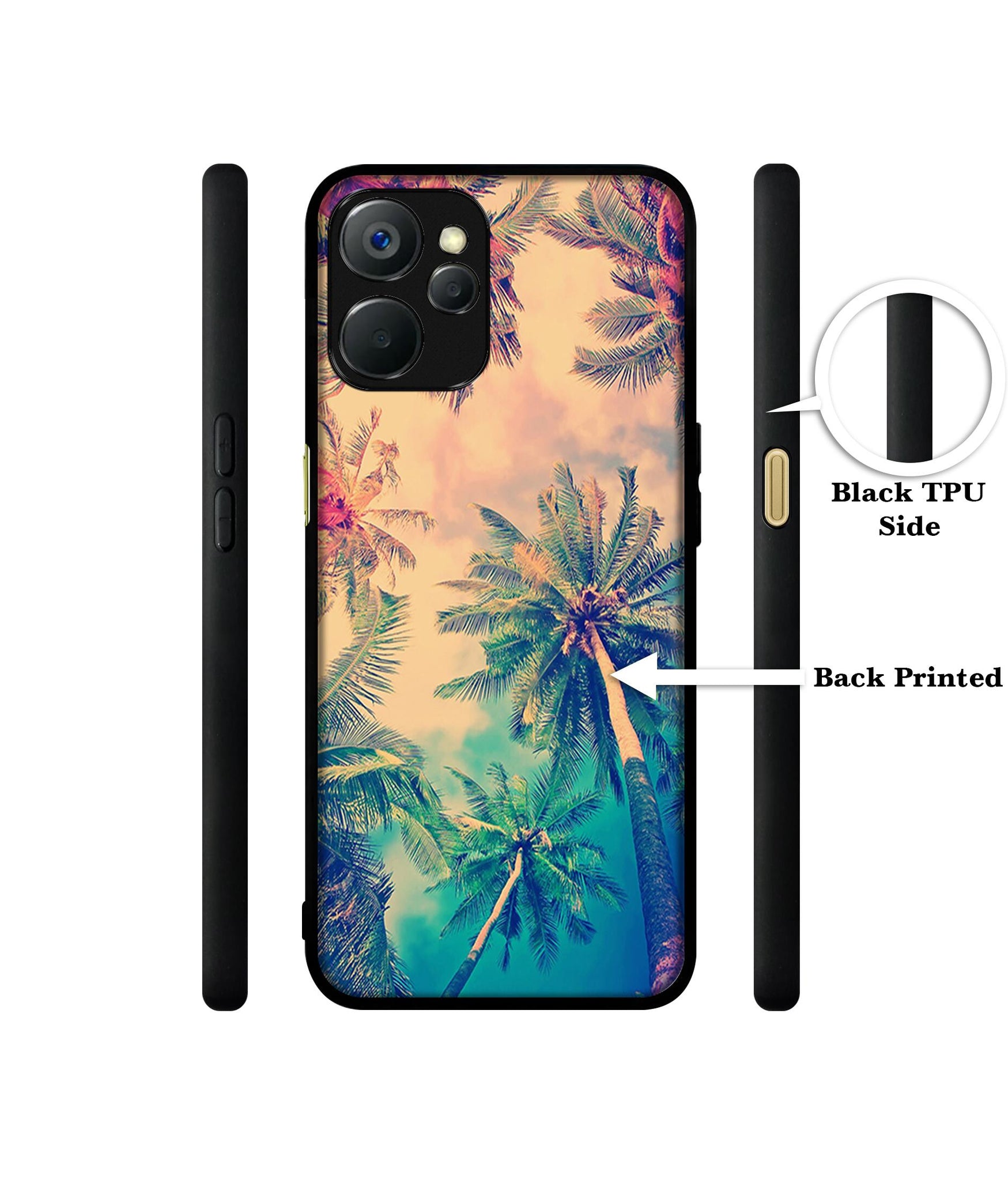 Trees Design Designer 2D Printed Back Case Cover for Realme 9i 5G