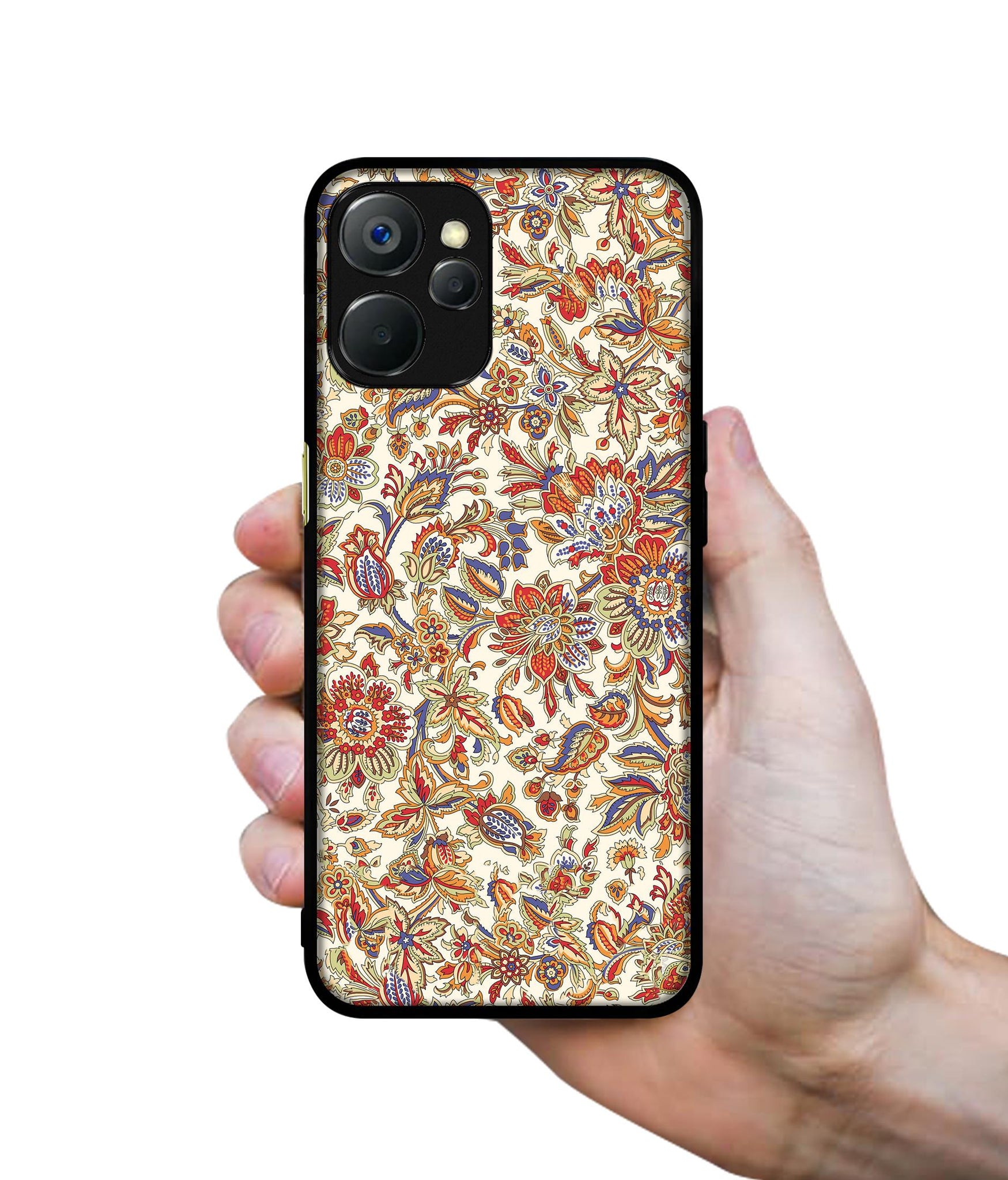 Floral Design Designer 2D Printed Back Case Cover for Realme 9i 5G