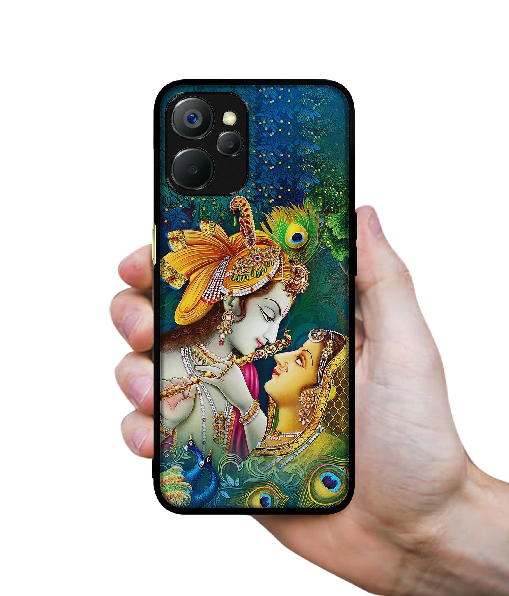 Radha Kishan Love Design Designer 2D Printed Back Case Cover for Realme 9i 5G